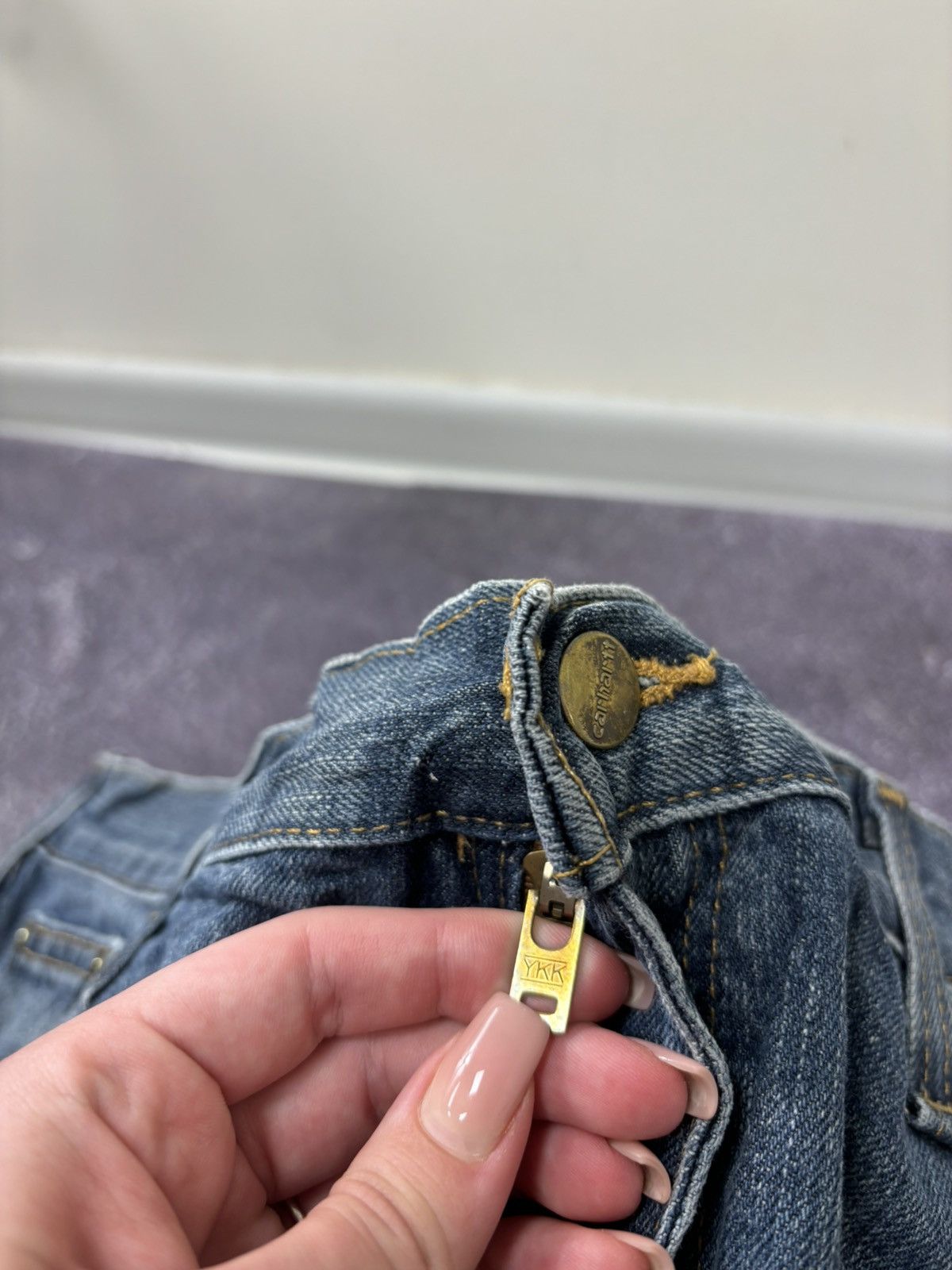 Carhartt Vintage 90s Carhartt USA Distressed Work Hype Baggy Jeans Size US 36 / EU 52 - 17 Thumbnail