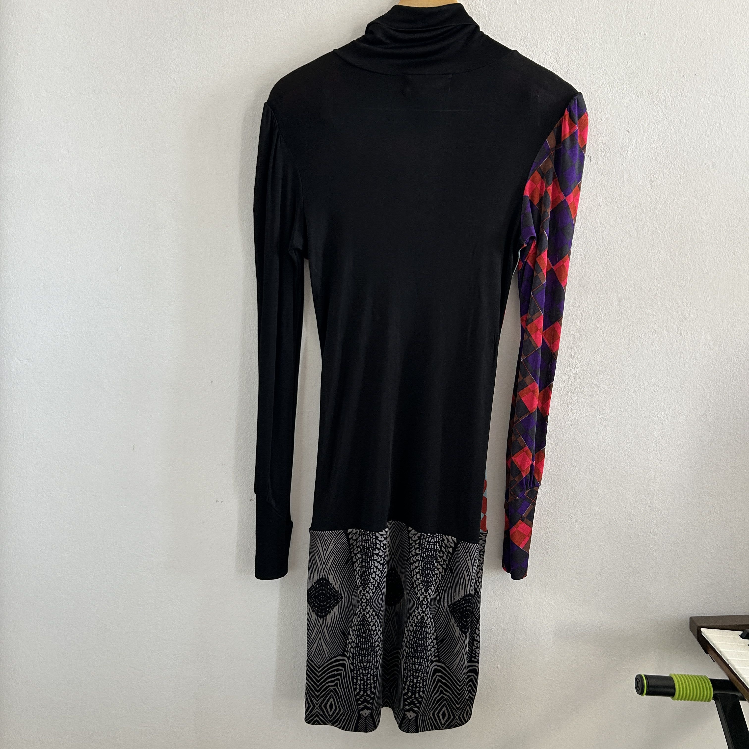 Custo Barcelona Custo Barcelona Y2K Argyle Abstract Mini Dress Size L / US 10 / IT 46 - 10 Thumbnail