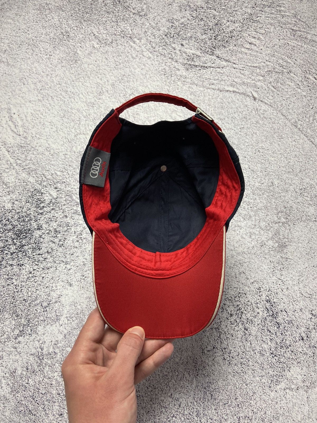 Audi × NASCAR × Red Bull Rare Red Bull Audi Sport Cap Vntg Racing Moto Hat Ekstrom 3 Size ONE SIZE - 8 Thumbnail