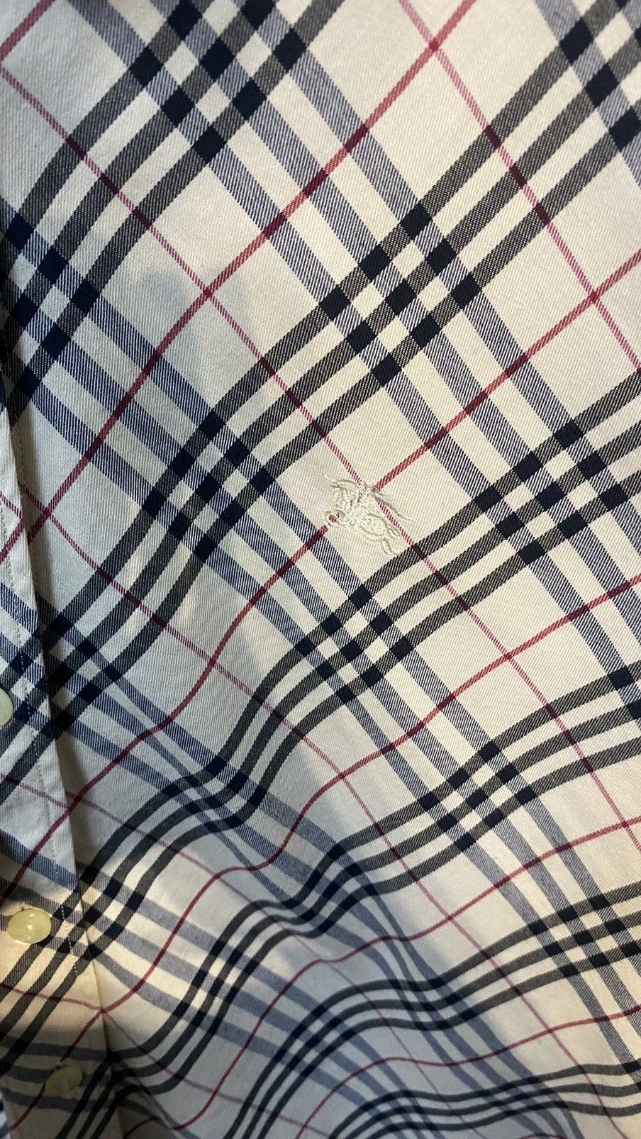 Burberry × Designer × Japanese Brand VINTAGE BURBERRY LONDON CHECKED BUTTON UP SHIRT LARGE Size L / US 10 / IT 46 - 4 Thumbnail