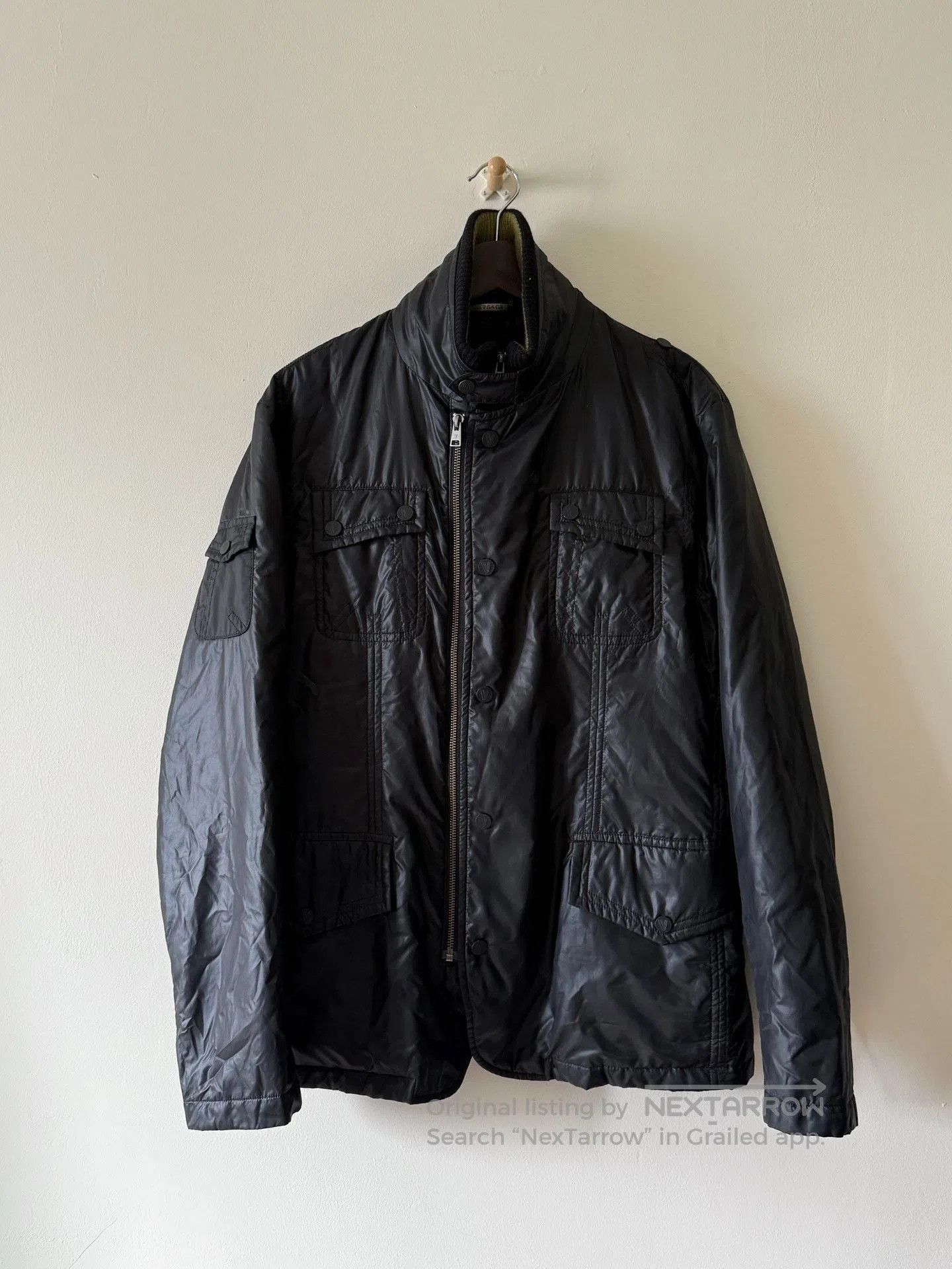Versace Versace Military Style Nylon Zip Jacket. Size US M / EU 48-50 / 2 - 1 Thumbnail