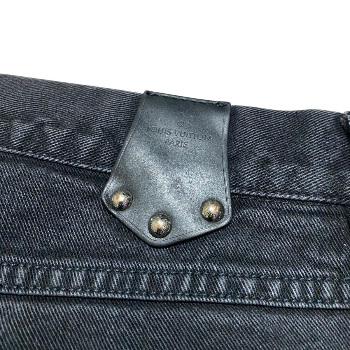 Louis Vuitton AW2011 Louis Vuitton Black Denim Jeans Size US 31 - 10 Thumbnail