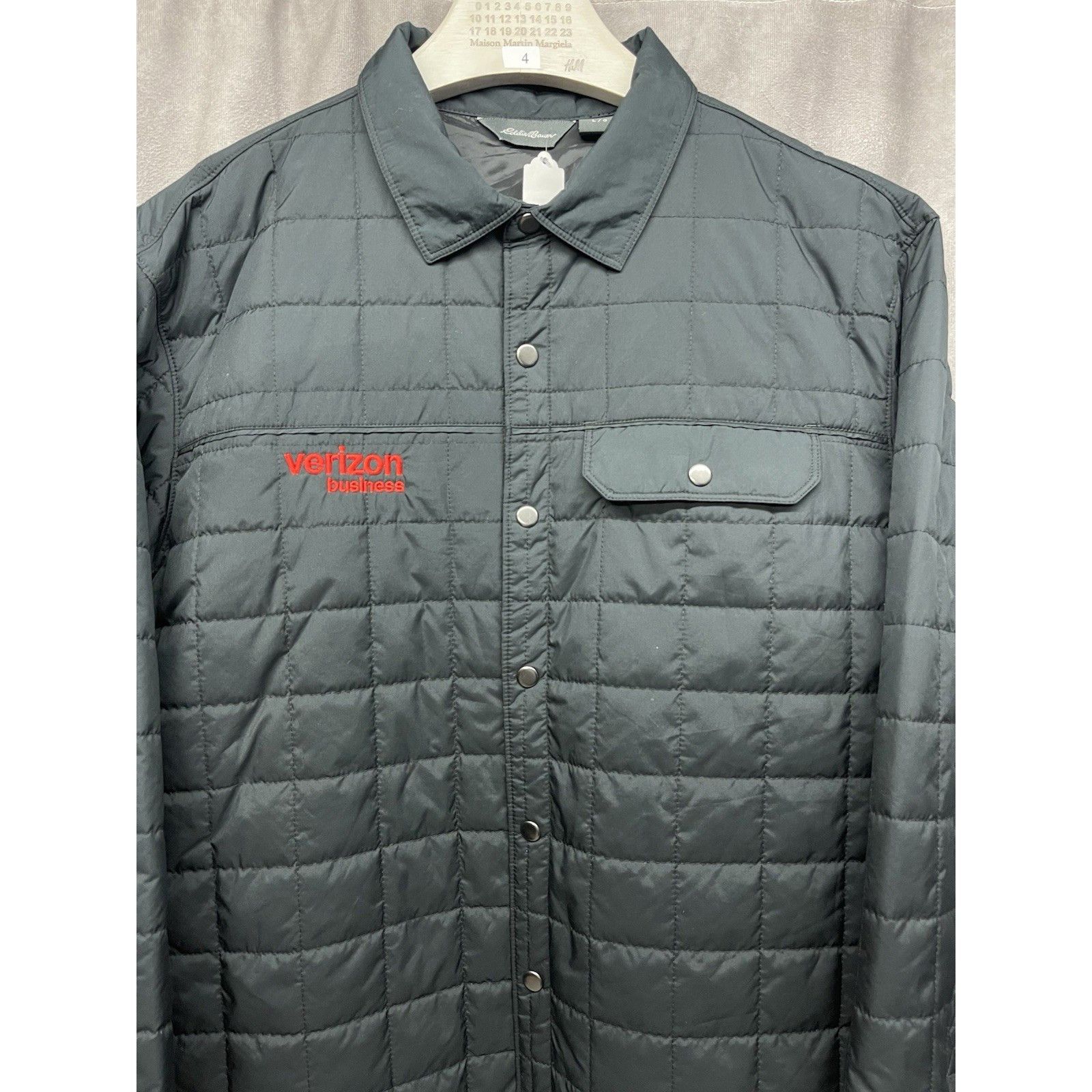 Eddie Bauer EDDIE BAUER EB502 VERIZON BUSINESS STAFF QUILTED SHIRT JACKE Size US L / EU 52-54 / 3 - 4 Thumbnail