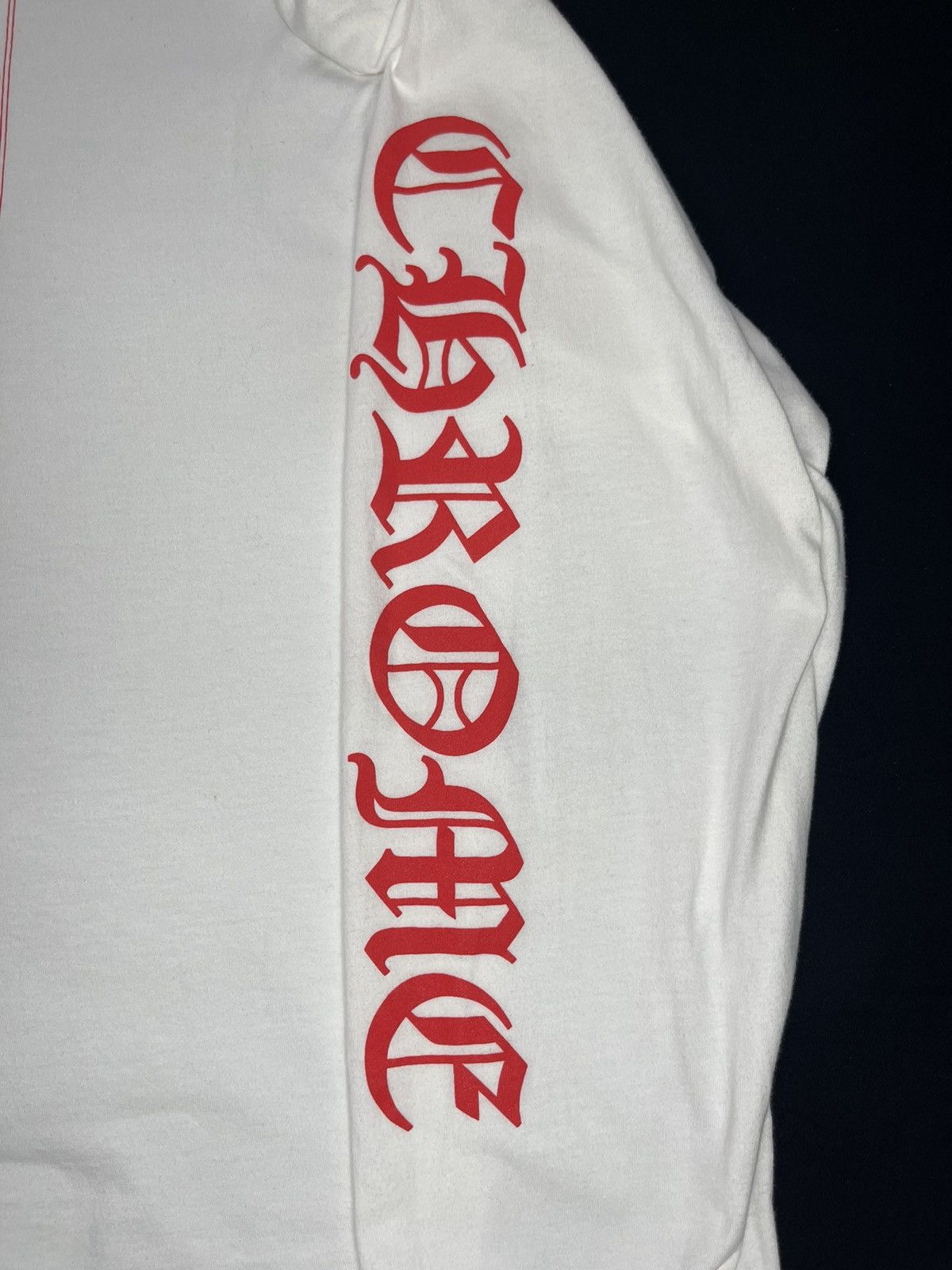 Chrome Hearts Chrome Hearts Scroll Long Sleeve Japan T-Shirt Size US XL / EU 56 / 4 - 9 Thumbnail
