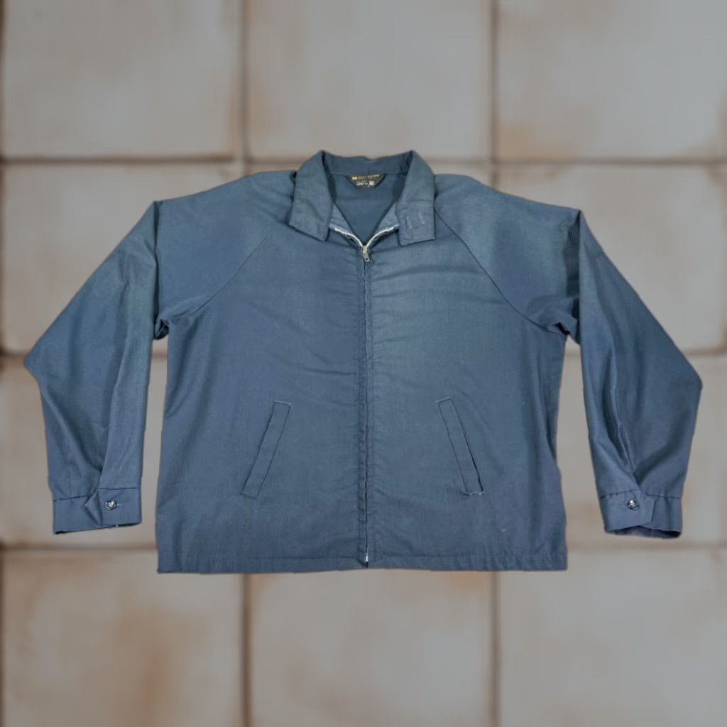 Vintage VINTAGE JC Penney Jacket Windbreaker Adult XL Blue 80s Raglan Zip Front Lightweight Pockets Regular Mens Size US XL / EU 56 / 4 - 1 Thumbnail