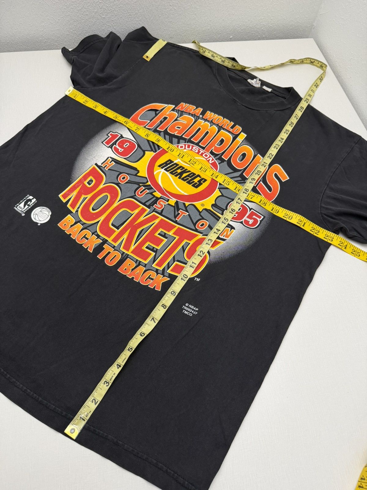 NBA Vintage Houston Rockets 1995 NBA World Champions Back 2 Back Size US XL / EU 56 / 4 - 8 Thumbnail