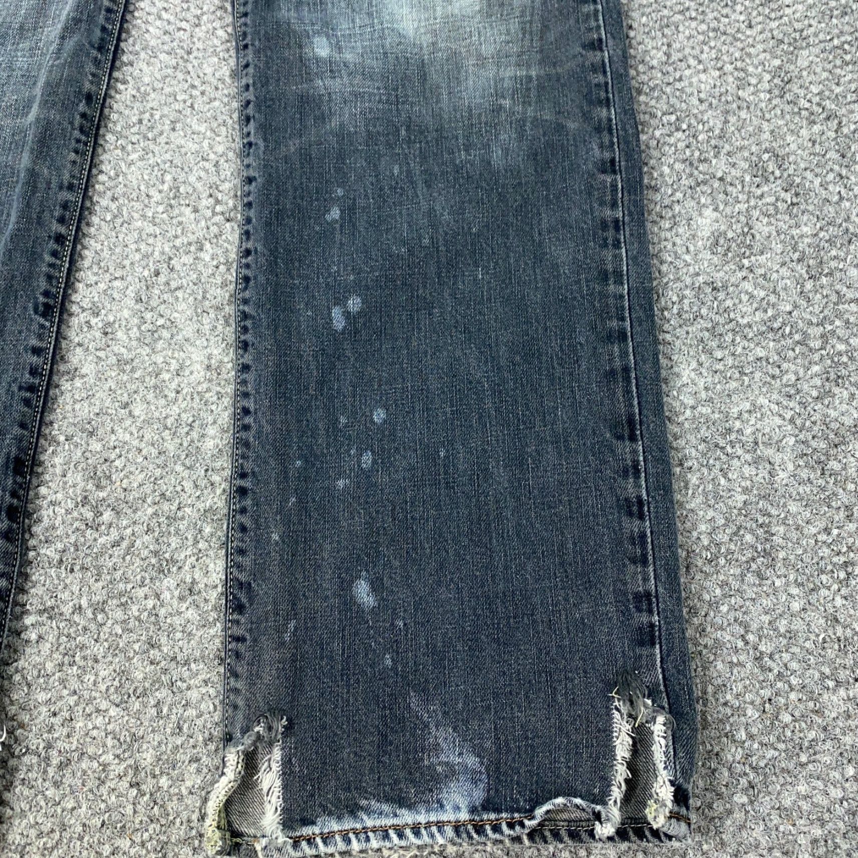 American Eagle Outfitters VINTAGE American Eagle Men's Jeans 30 Waist Medium Wash Baggy Distressed 90s Grunge Casual Size US 30 / EU 46 - 6 Thumbnail