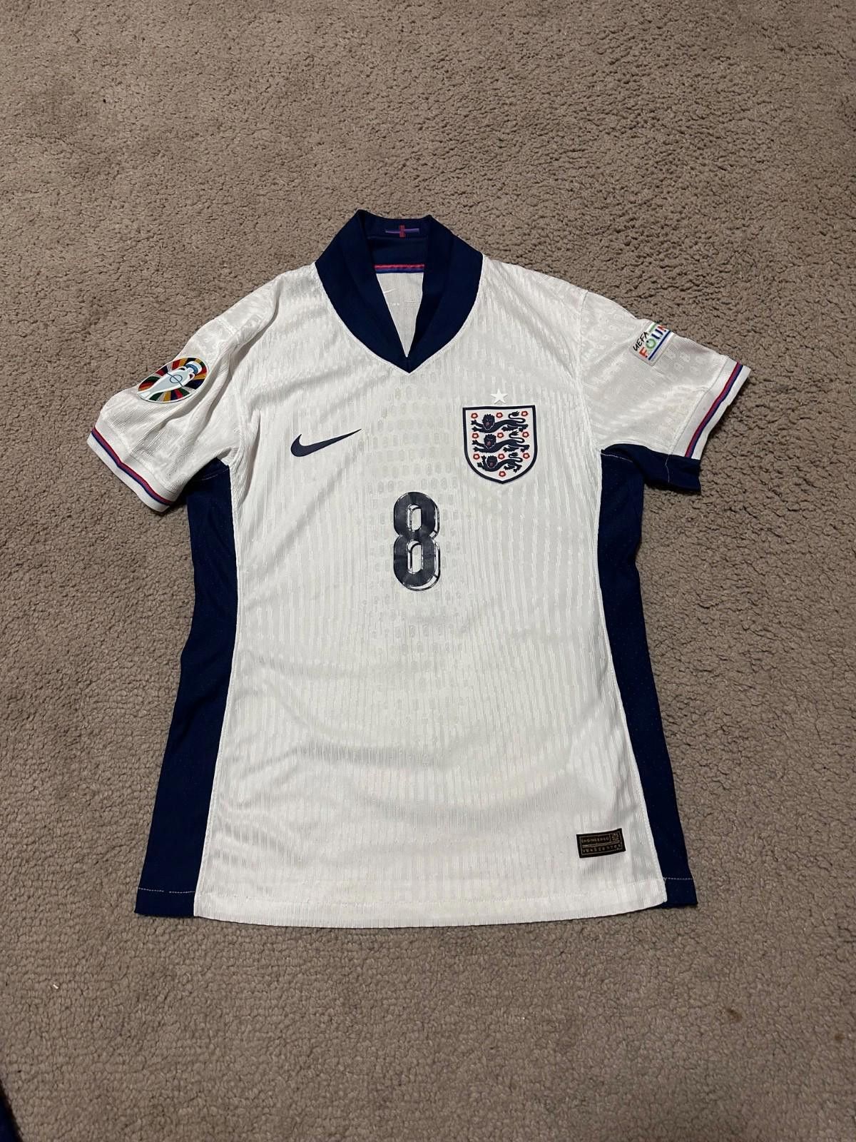 Nike #8 ARNOLD Nike England 2024/25 Home Football Shirt Sz S Size ONE SIZE - 3 Thumbnail