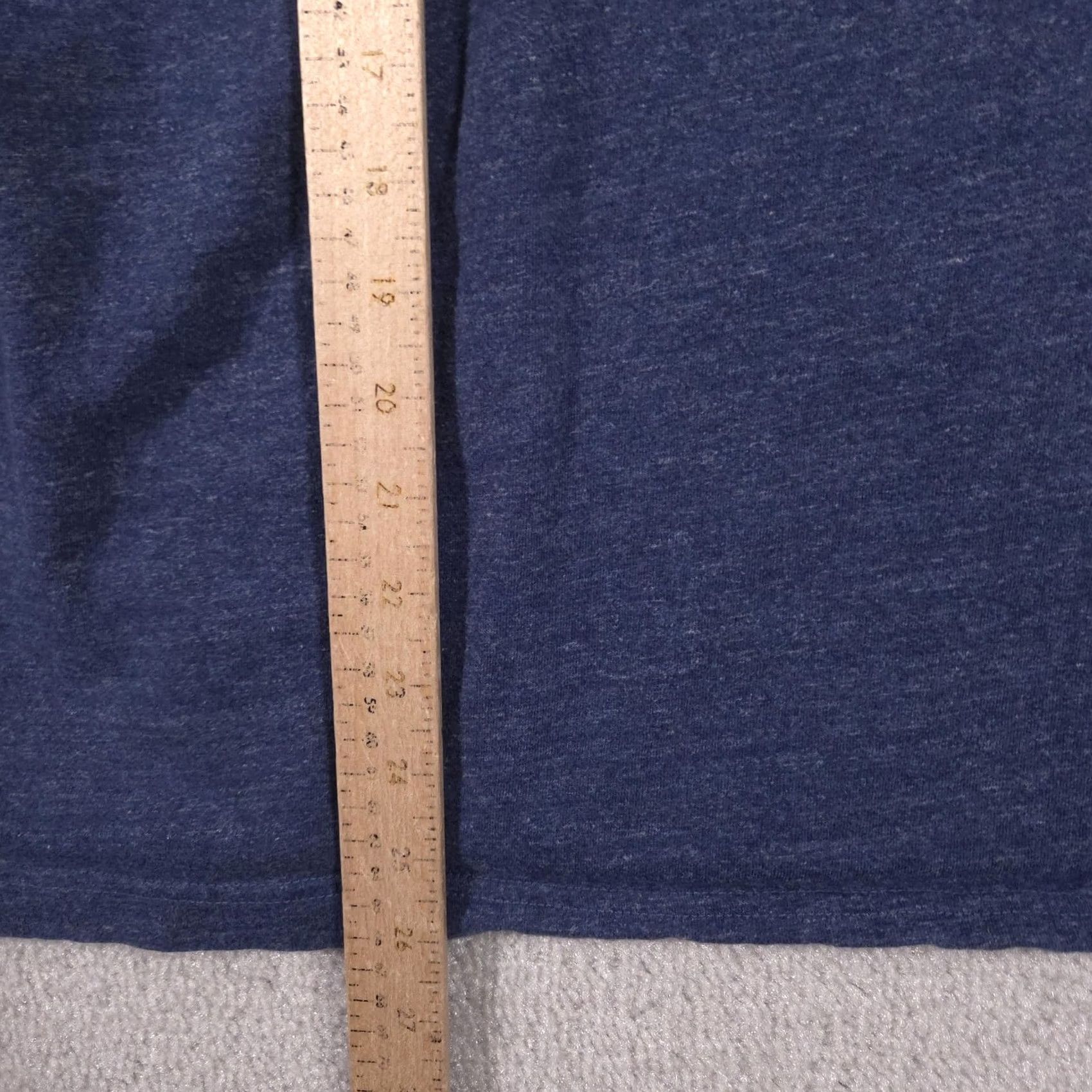 Lands' End Blake Shelton Lands' End Shirt Mens MT Navy Heather Tagless Crewneck Tee Shirt Short Sleeve Solid Crew Neck X Logo Mens MT Blues Size US M / EU 48-50 / 2 - 7 Thumbnail