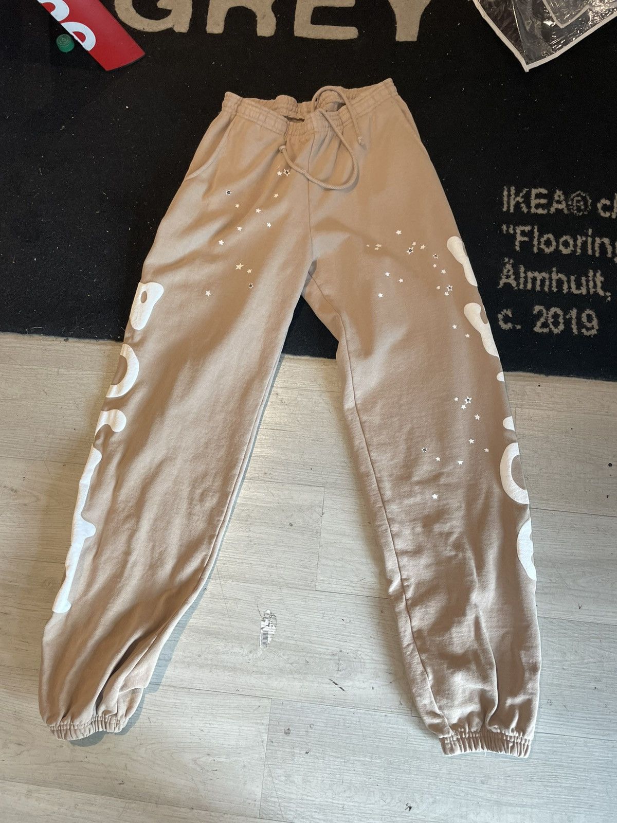 Sp5der Spider Sweat Tan Ss23 Size US 32 / EU 48 - 1 Thumbnail