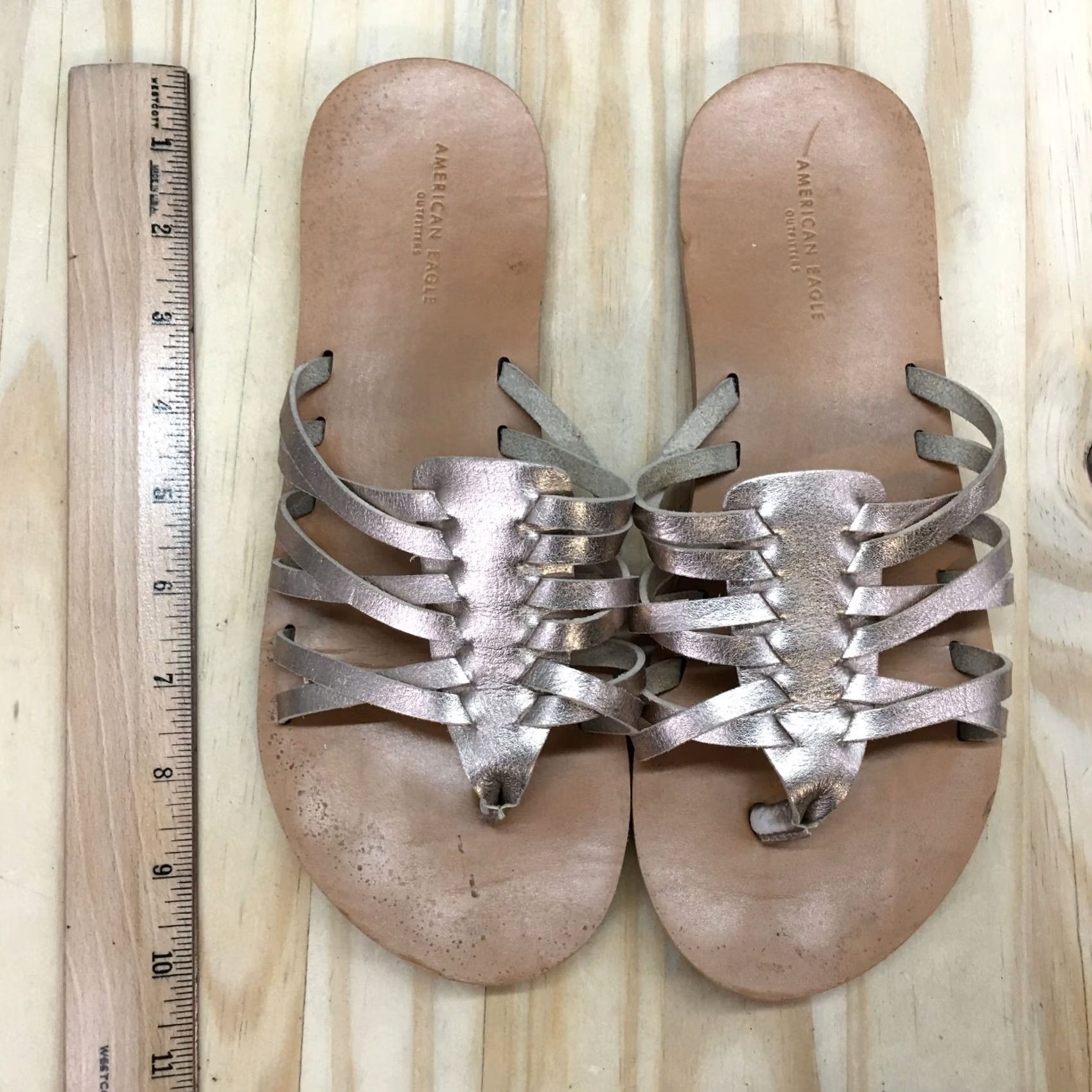 American Eagle Outfitters American Eagle Outfitters Sandals Womens 7 Slide Pink Slip On Flats Comfort Size US 7 / IT 37 - 5 Thumbnail
