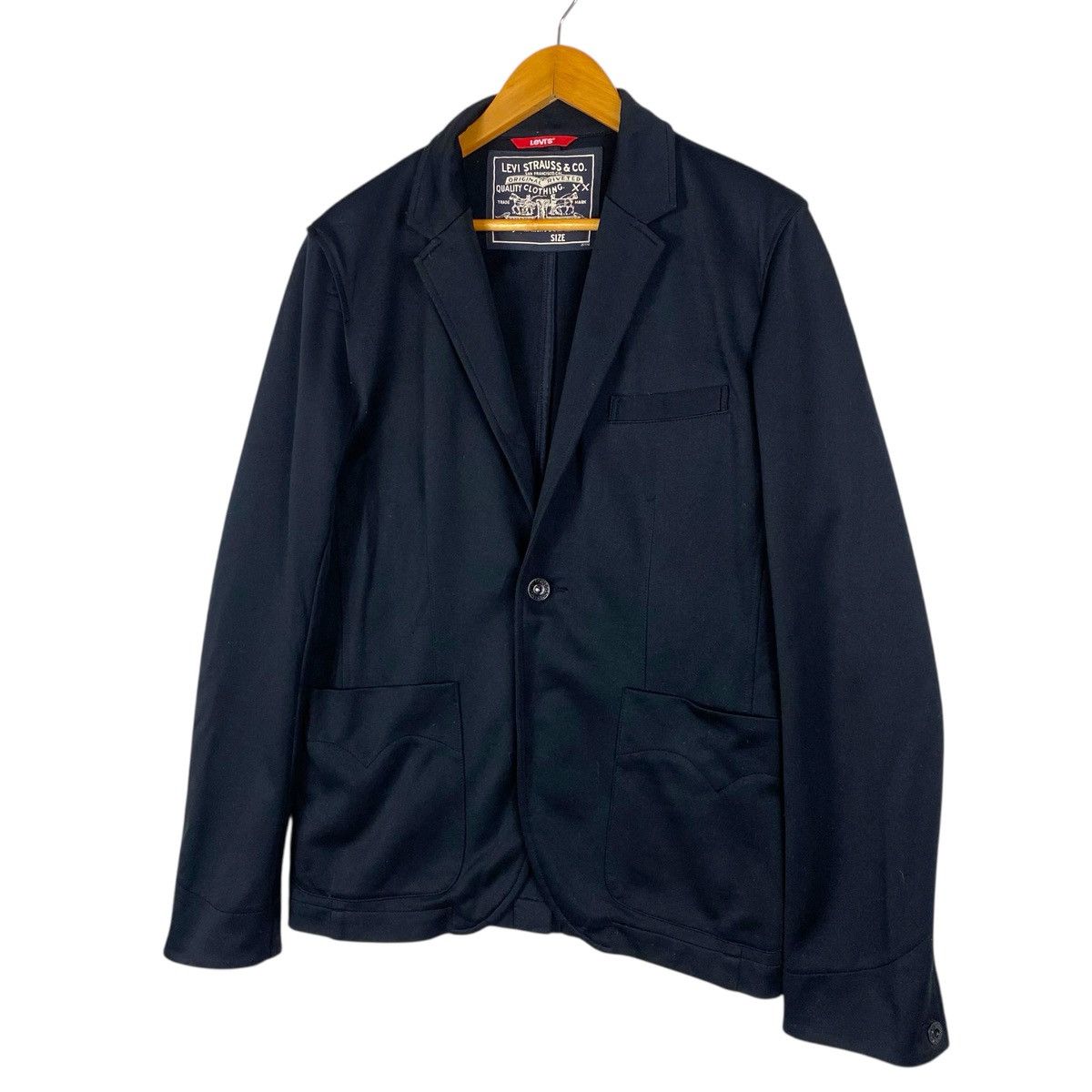 Levi's 💥 LEVI STRAUSS CLASSIC SUPER BLACK JACKET Size M / US 6-8 / IT 42-44 - 2 Thumbnail