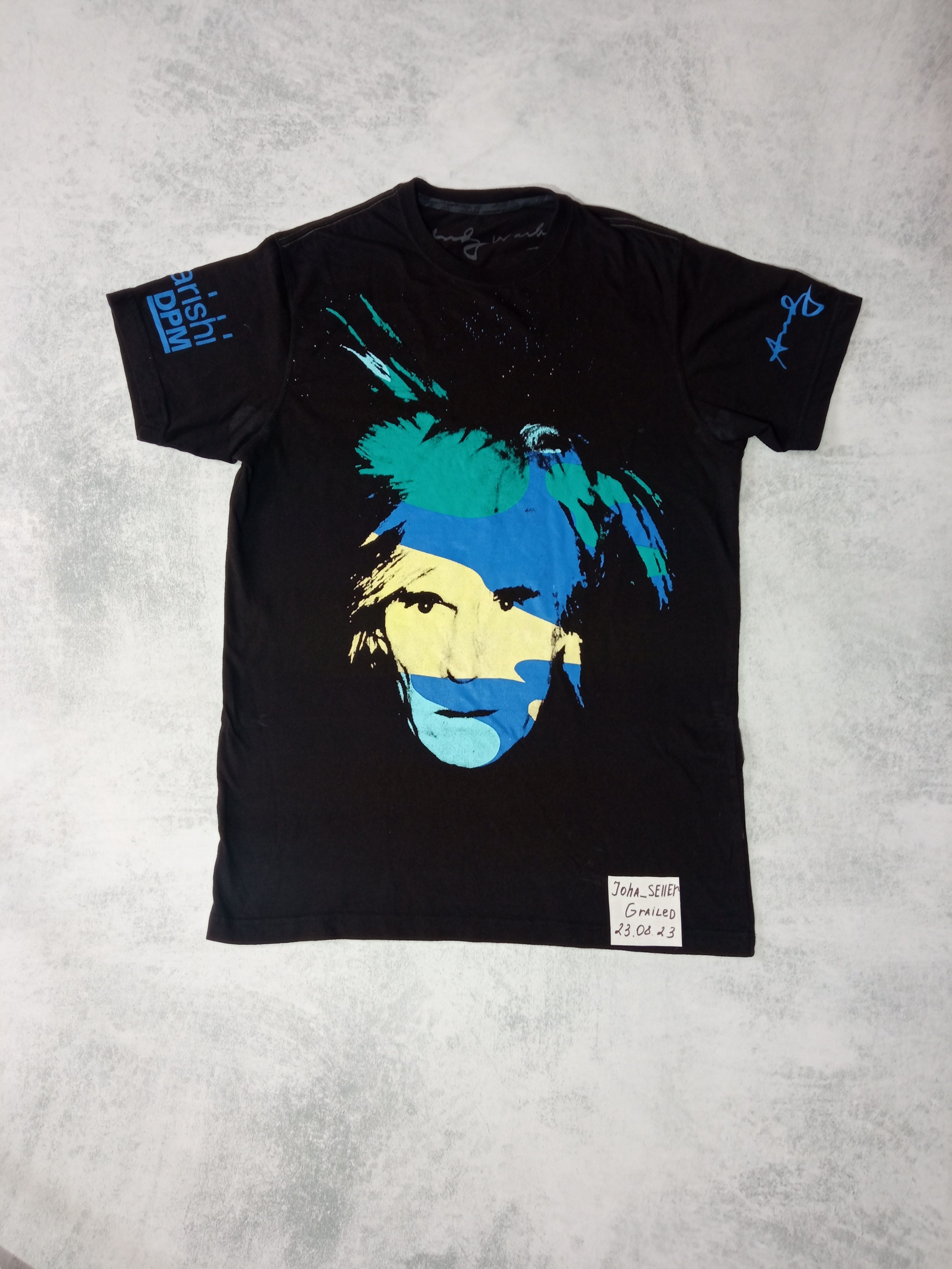 Pre-owned Maharishi Dpm & Andy Warhol T-shirt In Black