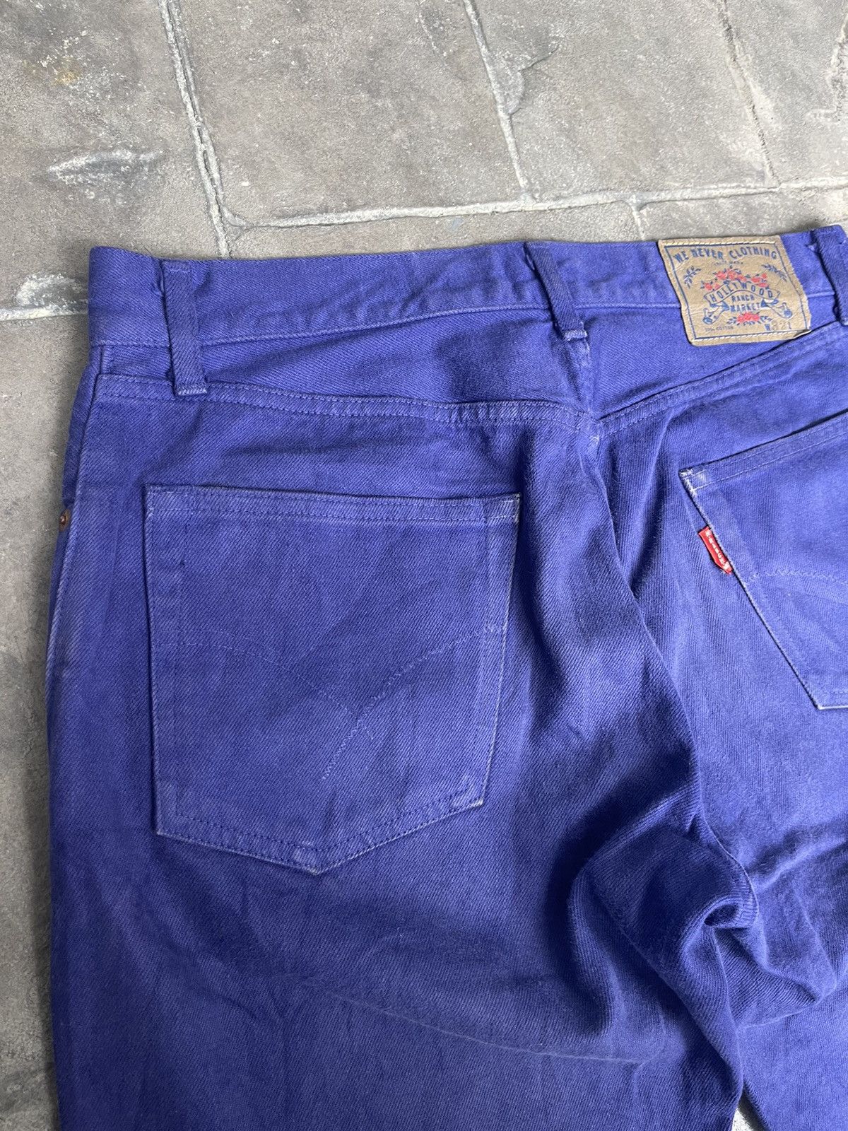 HOLLYWOOD RANCH MARKET JAPAN MADE Hollywood Ranch Market Selvedge Blue Size US 32 / EU 48 - 3 Thumbnail