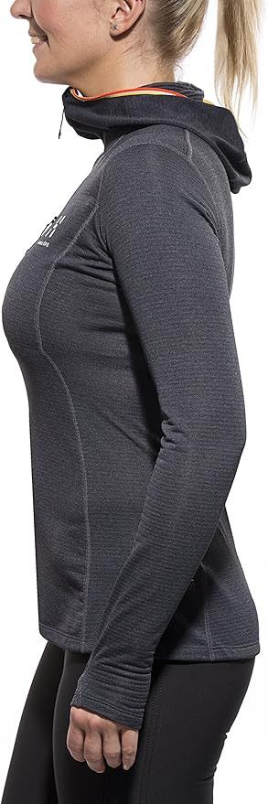 Haglofs Haglöfs L.I.M Power Dry Hood Polartec Fleece Full Zip Women Size XL / US 12-14 / IT 48-50 - 3 Thumbnail