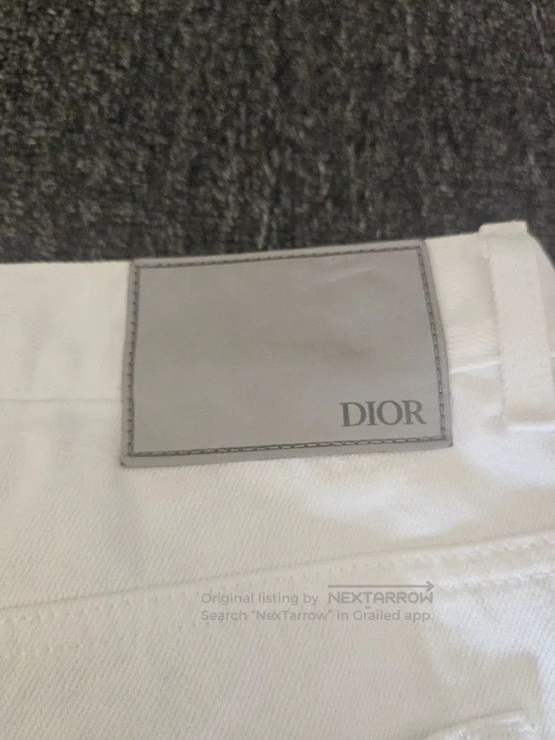 Dior Dior White Denim Jeans Size 34. Size US 34 / EU 50 - 6 Thumbnail