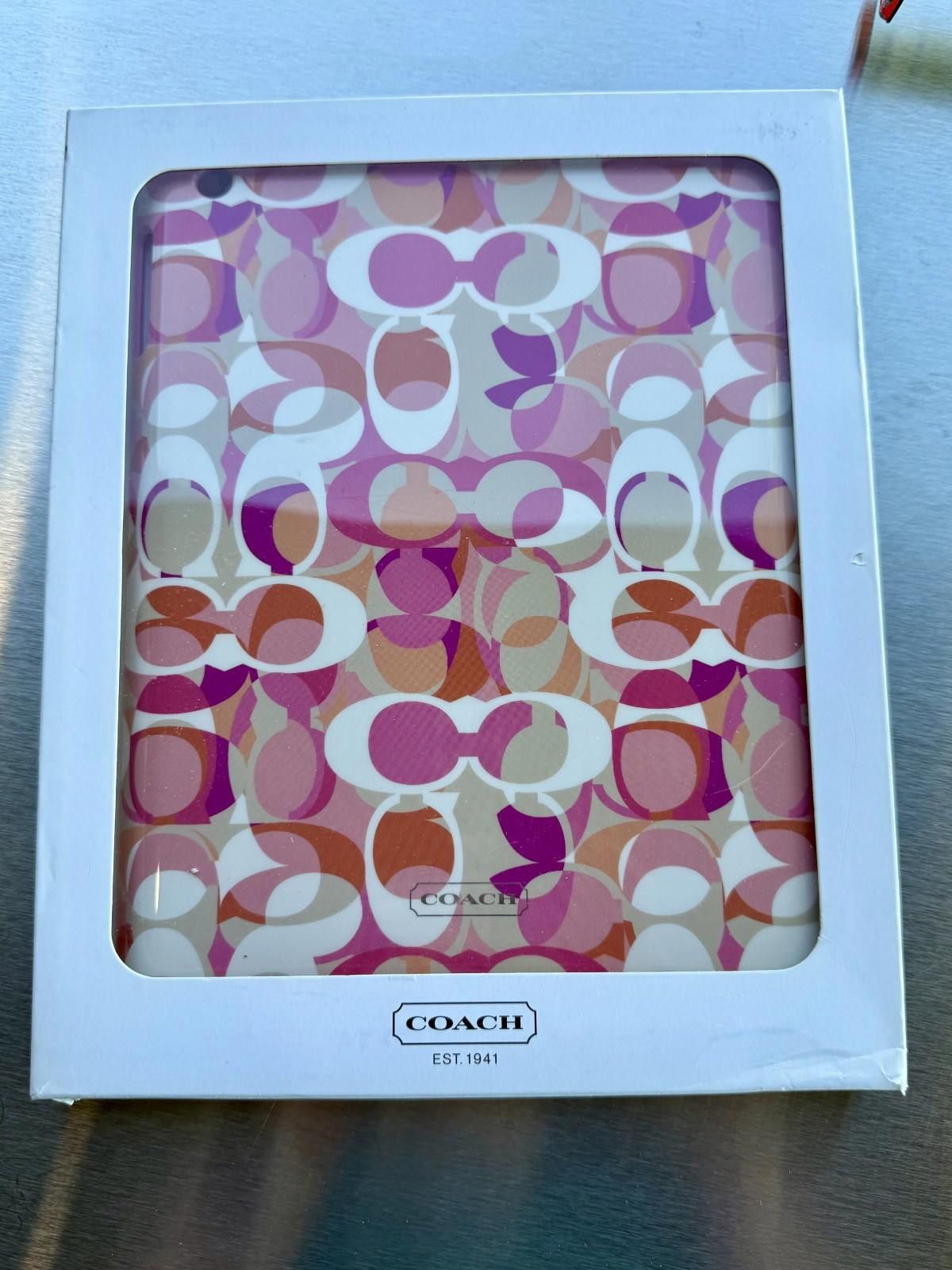 Coach COACH Molded iPAD 2 3 4 Multi-color Pink Orange Cream White Size ONE SIZE - 11 Thumbnail