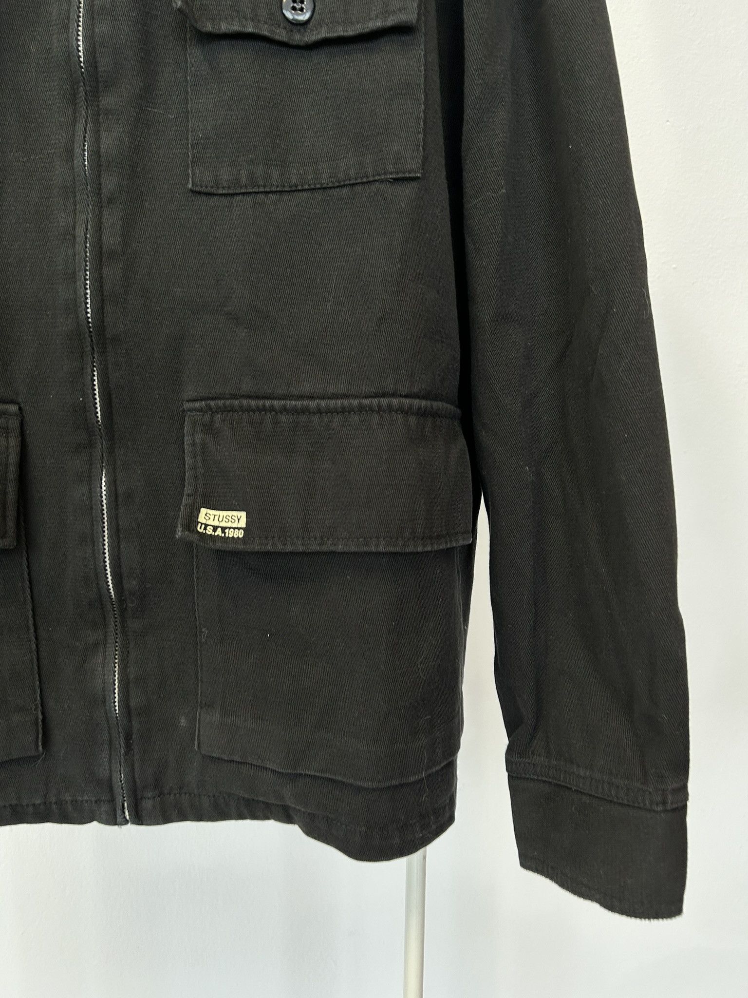 Stussy Vintage stussy zip overshirt jacket Size US L / EU 52-54 / 3 - 6 Thumbnail