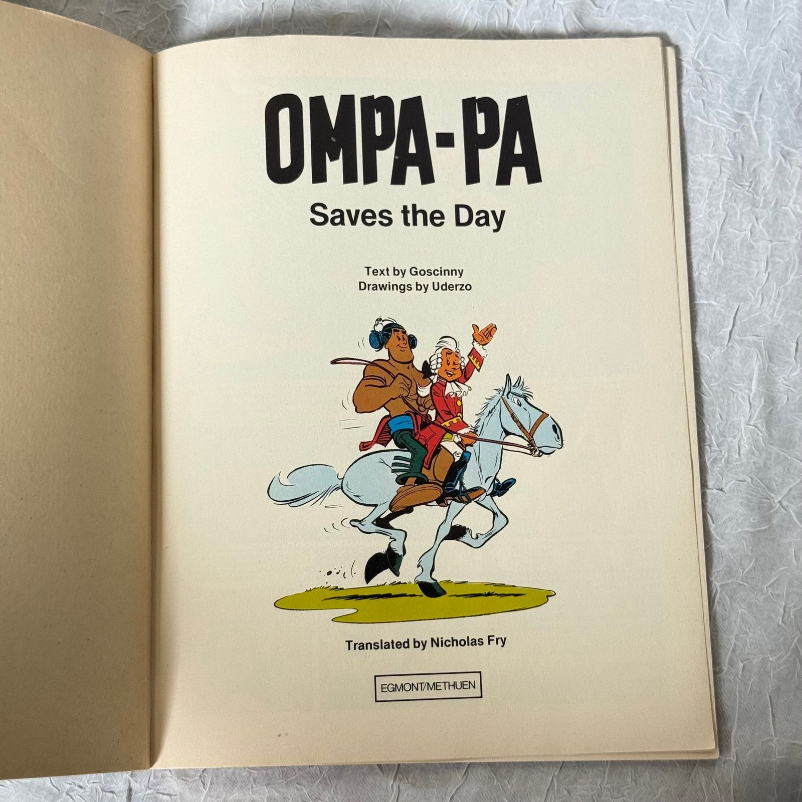 & Other Stories Ompa-Pa Saves the Day Goscinny Uderzo 1977 1st UK Comic Book Size ONE SIZE - 7 Thumbnail