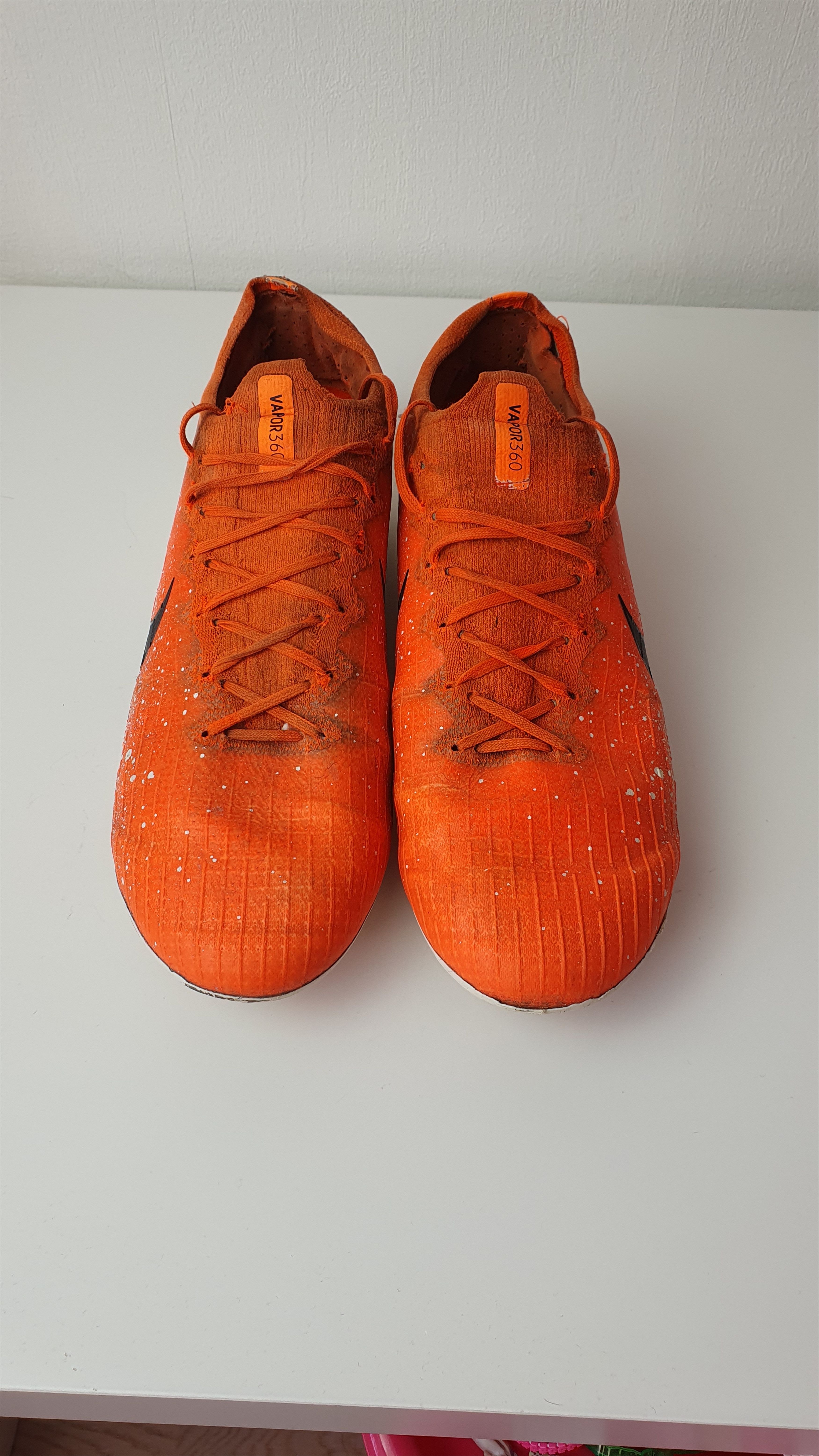 Nike Football Cleats Mens Nike Mercurial Vapor 12 Elite AG Size US 12.5 / EU 45-46 - 9 Thumbnail