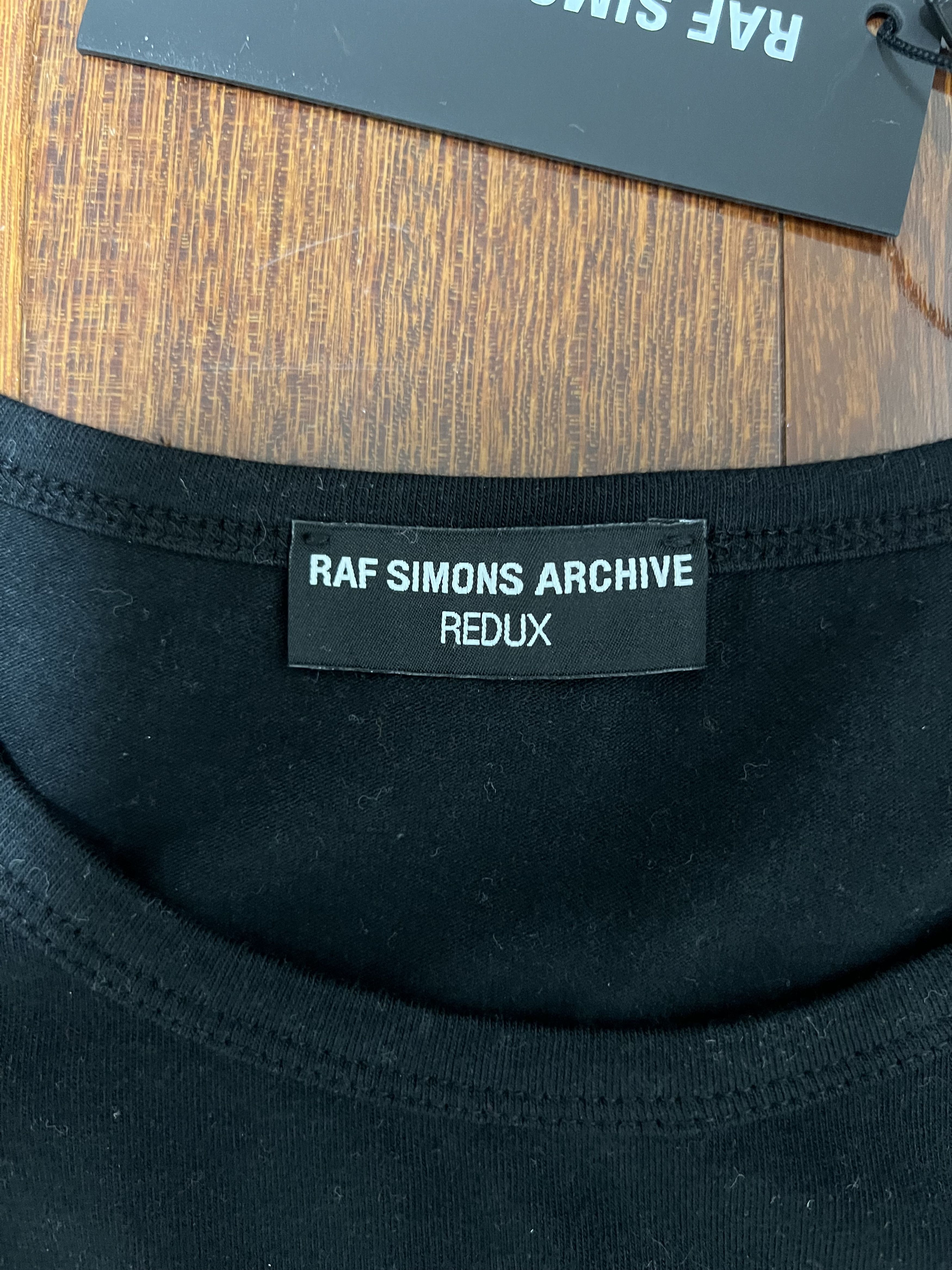 Raf Simons 💚 Raf Simons Redux Teenage Tank Top Black X-Large NEW Size US XL / EU 56 / 4 - 4 Thumbnail