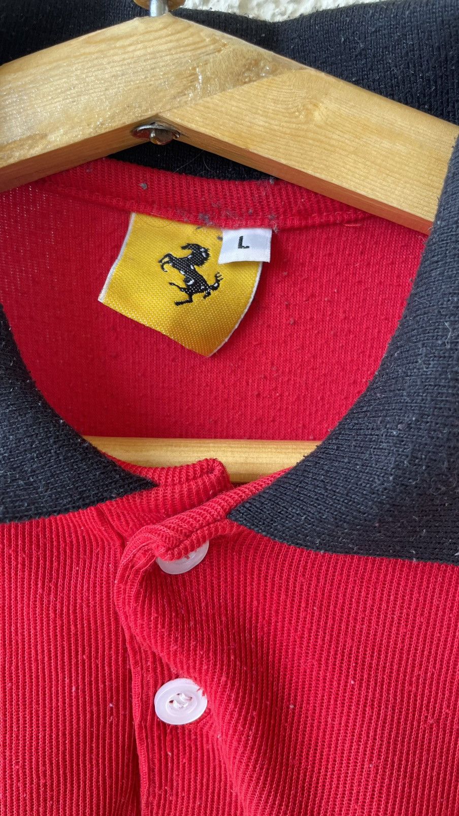 Ferrari × Vintage Vintage Ferrari 1996 Polo Shirt Schumacher F1 Formula Jersey Size US L / EU 52-54 / 3 - 4 Thumbnail