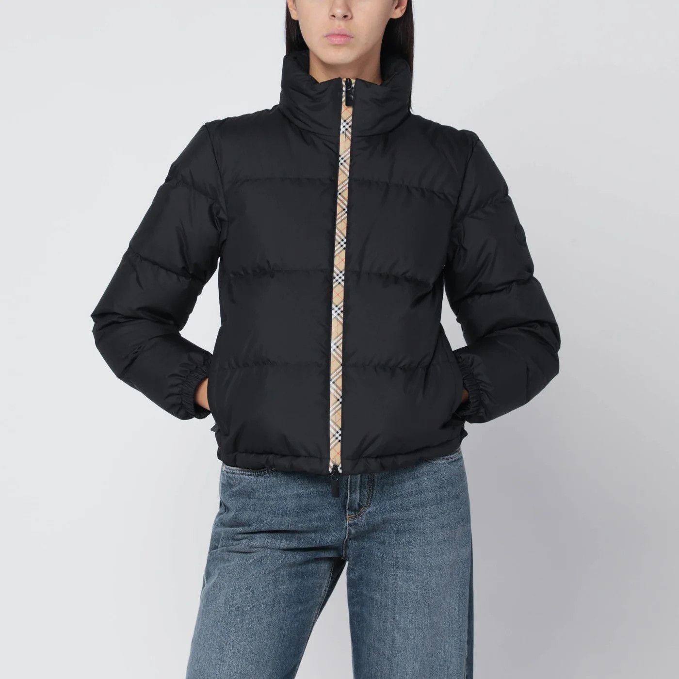 Burberry o1d2blof0426 Zip Up Puffer Jacket in Black Size L / US 10 / IT 46 - 4 Thumbnail