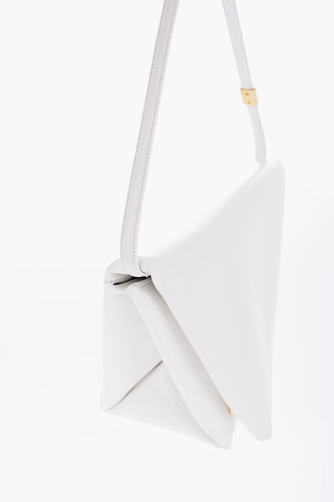 Marni o1f1d3z0525 Size: OS / Prisma Leather Triangle Bag in White Size ONE SIZE - 3 Thumbnail