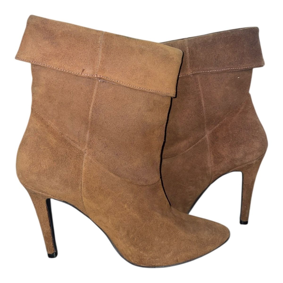 Other Women’s Suede Heels Boots Manya Fashion Made In Spain 7.5 Size US 7.5 / IT 37.5 - 3 Thumbnail