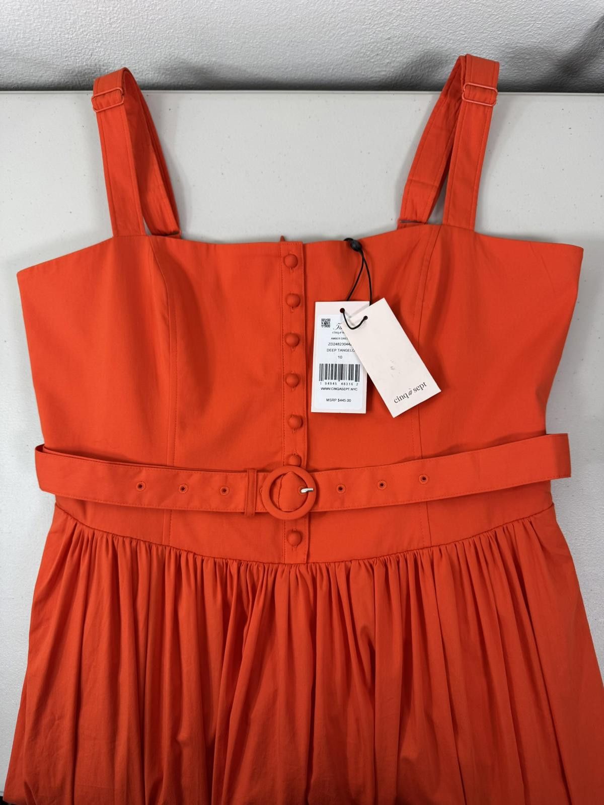 Cinq a Sept $445 NWT Cinq à Sept Amber Tiered Midi Dress Size 10 Medium Size L / US 10 / IT 46 - 7 Thumbnail