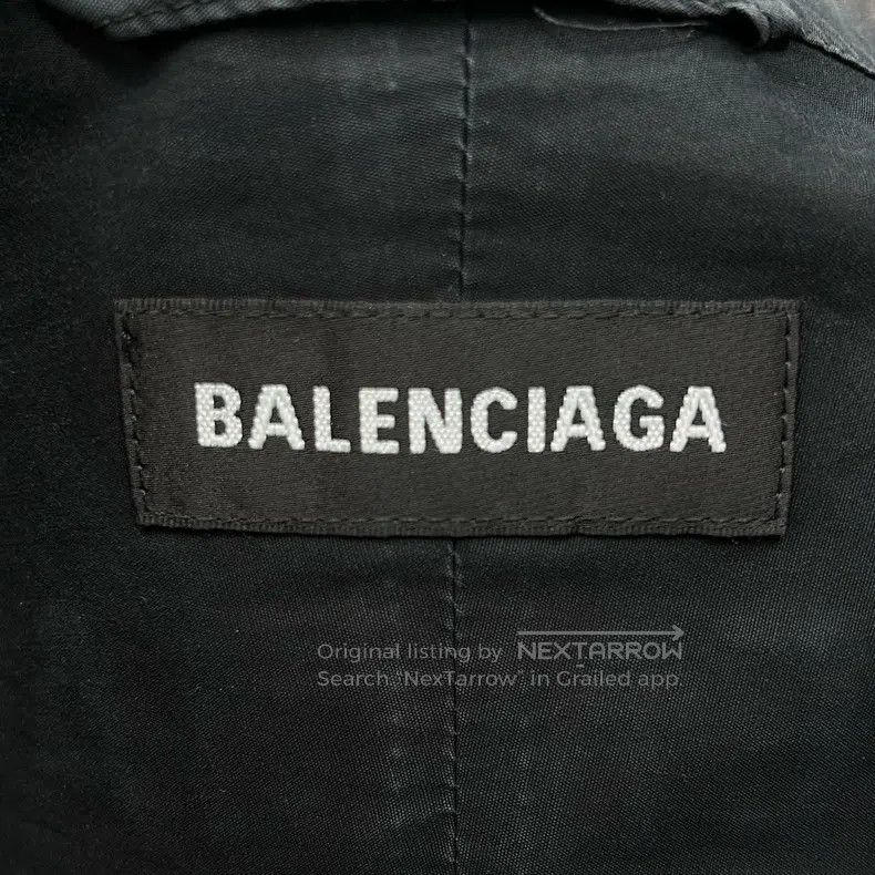 Balenciaga Balenciaga Black and red embroidered washed camo windbreak Size US M / EU 48-50 / 2 - 5 Thumbnail