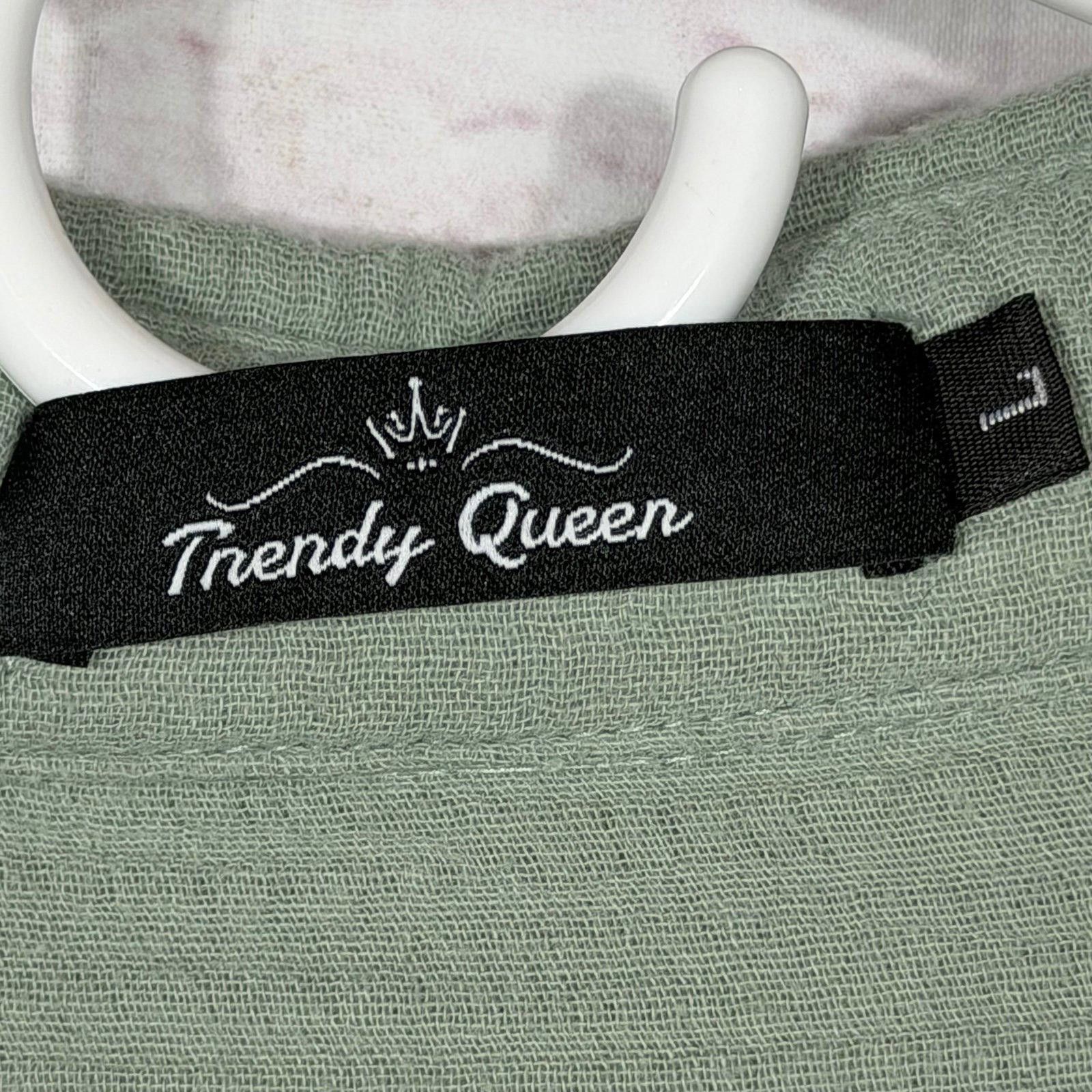Other Trendy Queen Women's Button-Up Shirt Large Size L / US 10 / IT 46 - 4 Thumbnail