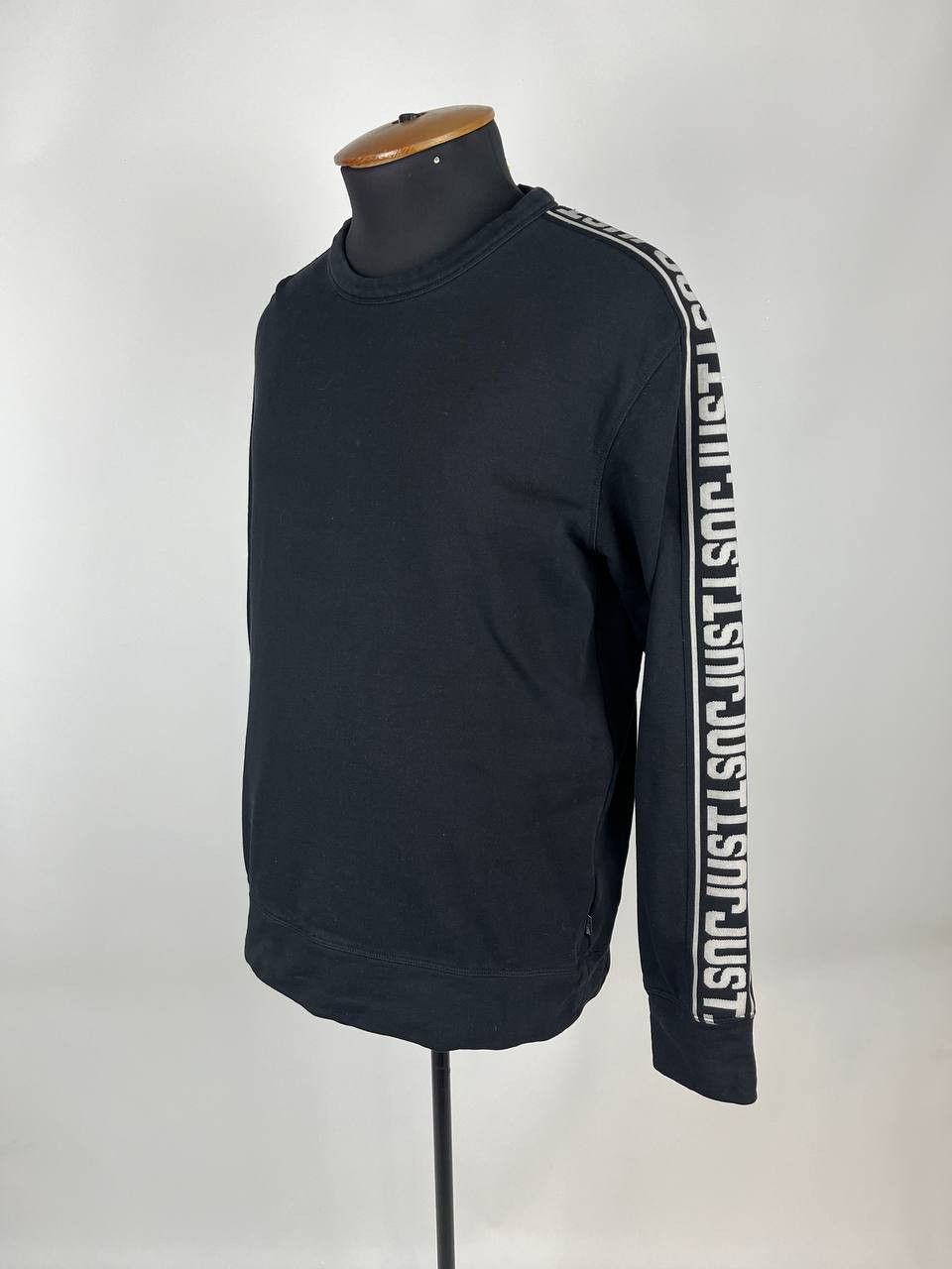 Designer × Just Cavalli Just Cavalli Men's Sweatshirt Tape Sleeve Logo (0498) Size US L / EU 52-54 / 3 - 1 Thumbnail