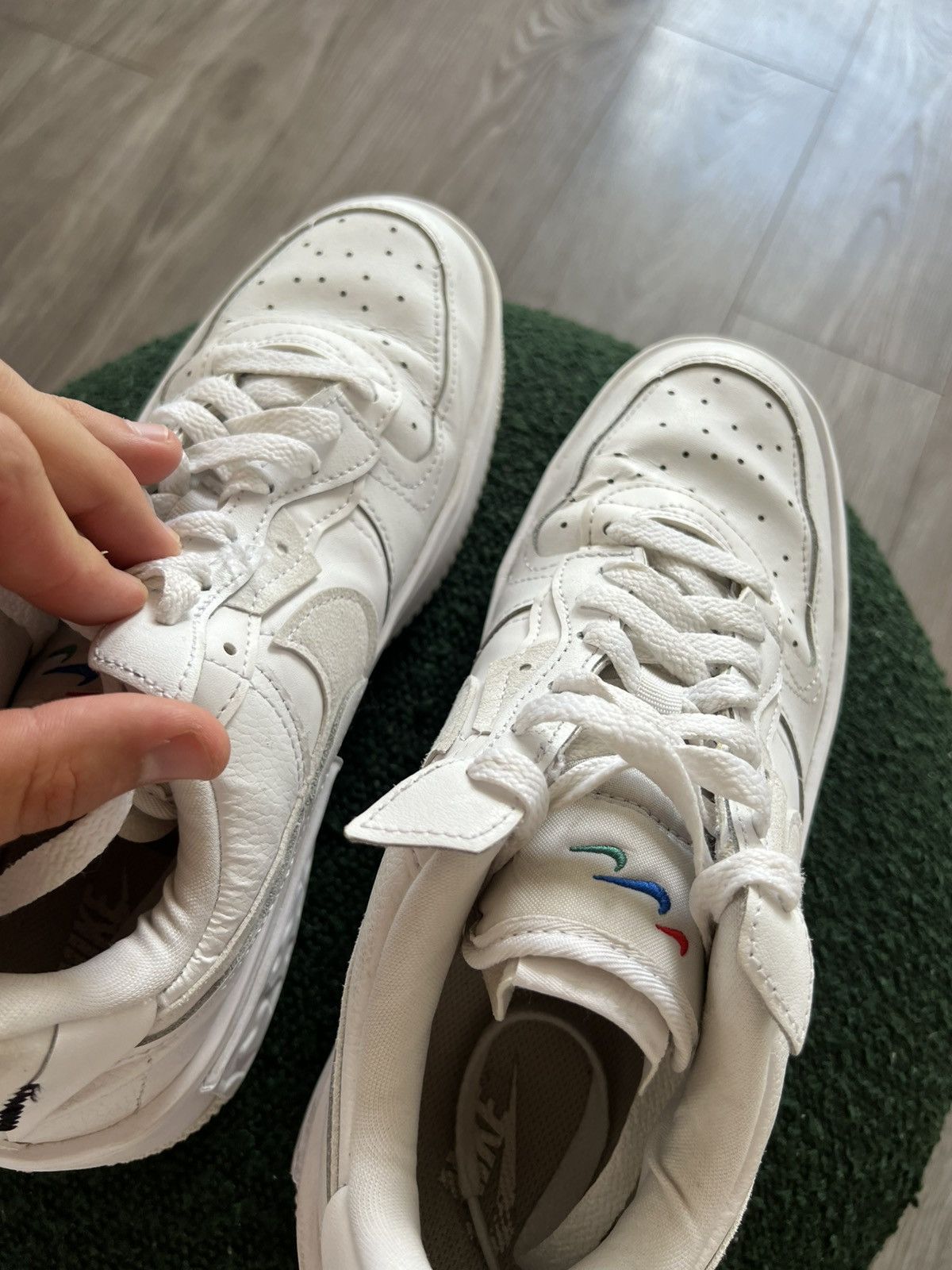 Nike ‼️Nike Air Force 1 React System Crazy Solve CDG Type Sneakers Size US 8 / EU 41 - 19 Thumbnail