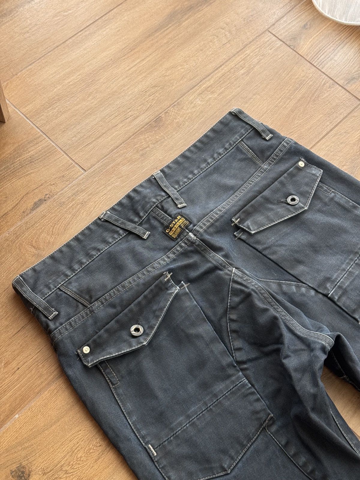 G-Star × Vintage Vintage G-Star Raw Cargo General Tapered Japanese Denim Size US 32 / EU 48 - 11 Thumbnail
