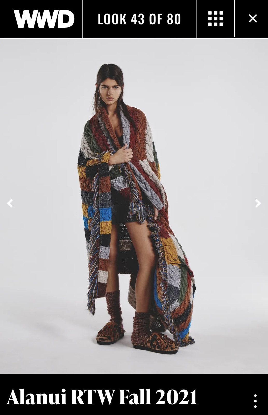 Alanui Alanui Tierra Del Fuego Cable-knit Cashmere-Wool Robe Size US L / EU 52-54 / 3 - 22 Thumbnail