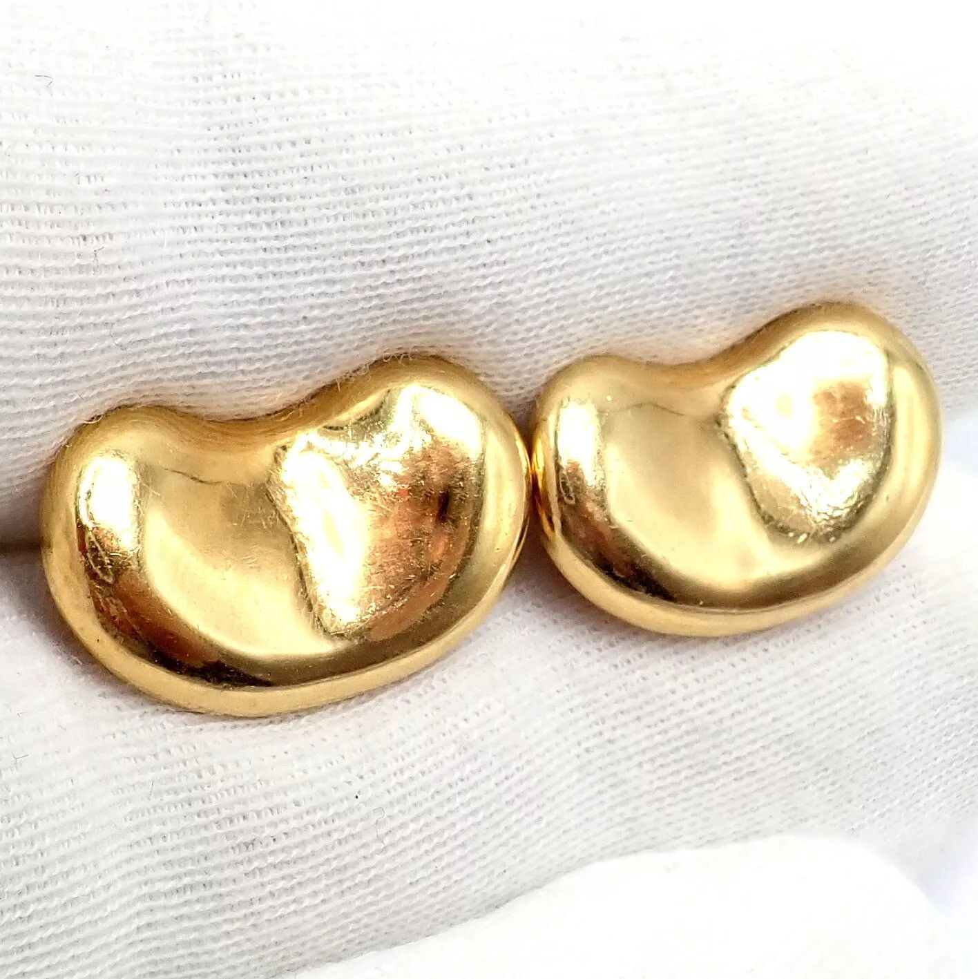 Tiffany & Co. Tiffany & Co Peretti 18k Extra Large Bean Cufflinks Size ONE SIZE - 7 Thumbnail