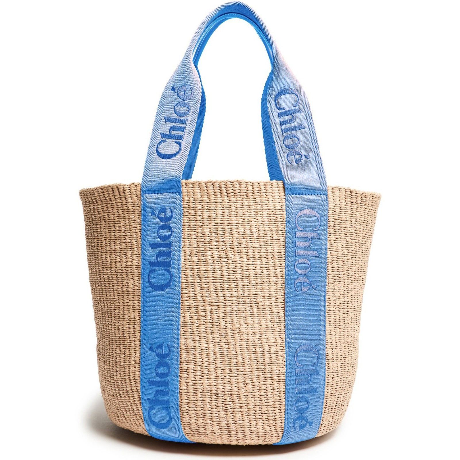 Chloe Chloe Large Basket Tote Ashes Blue Bag New Size ONE SIZE - 3 Thumbnail