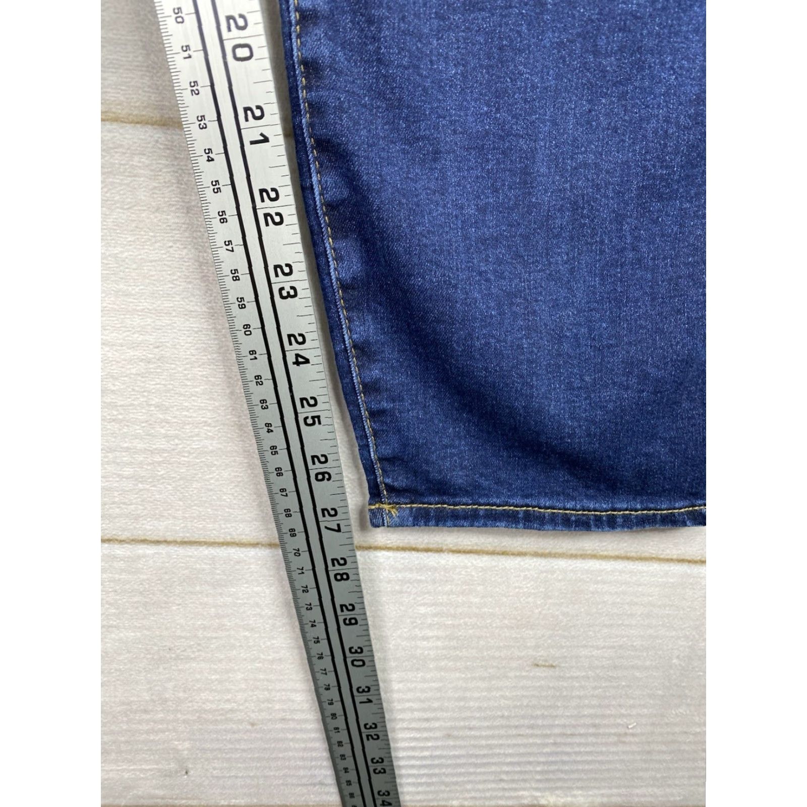 Vintage ELEMENTS Jeans Women 20W Dark Wash Skinny High Rise 5-Pocket Denim NWT Blue 90s Theme Slimming Stretch Vintage No N/A Size 42" / US 20 - 6 Thumbnail