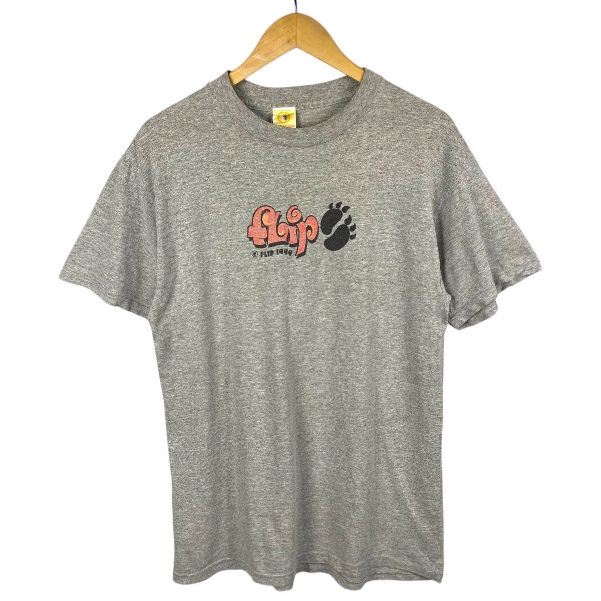 Flip Skateboards × Vintage 💥90s FLIP SKATEBOARD RARE LOGO TSHIRT Size US M / EU 48-50 / 2 - 1 Thumbnail