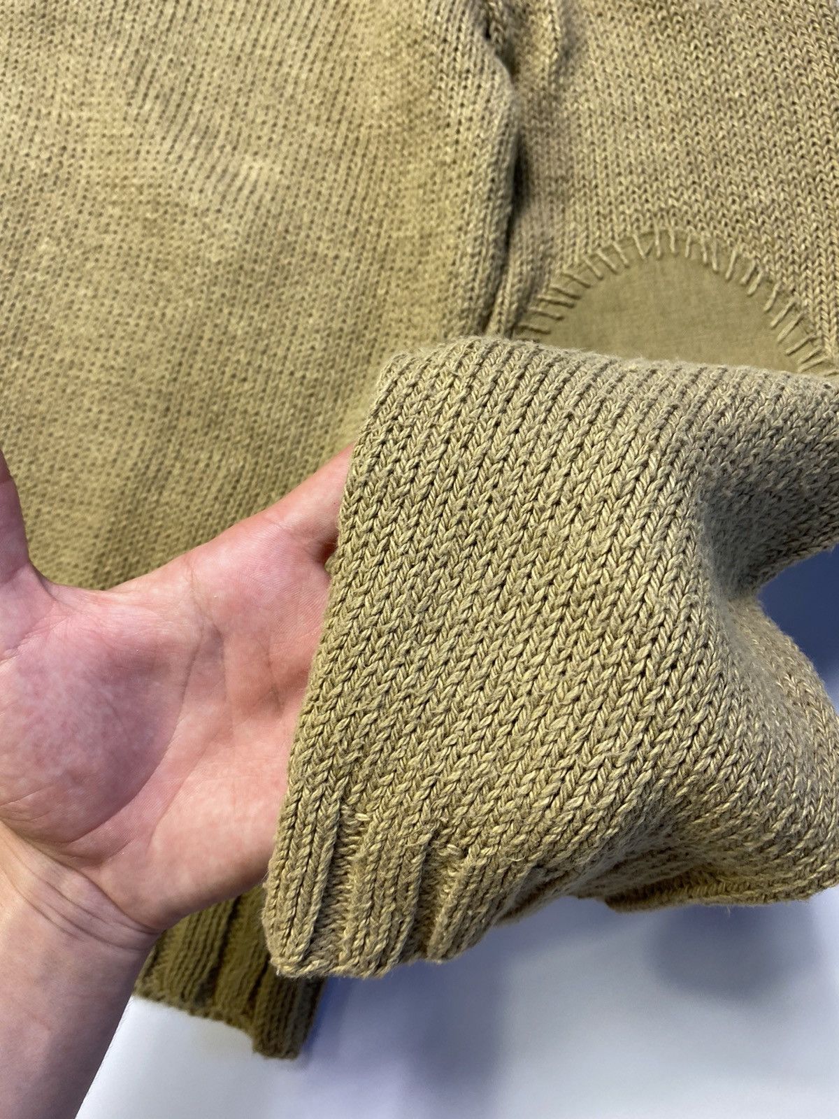 Ralph Lauren RARE! Polo Ralph Lauren Linen Shawl Cable Knit Cardigan Size US M / EU 48-50 / 2 - 15 Thumbnail