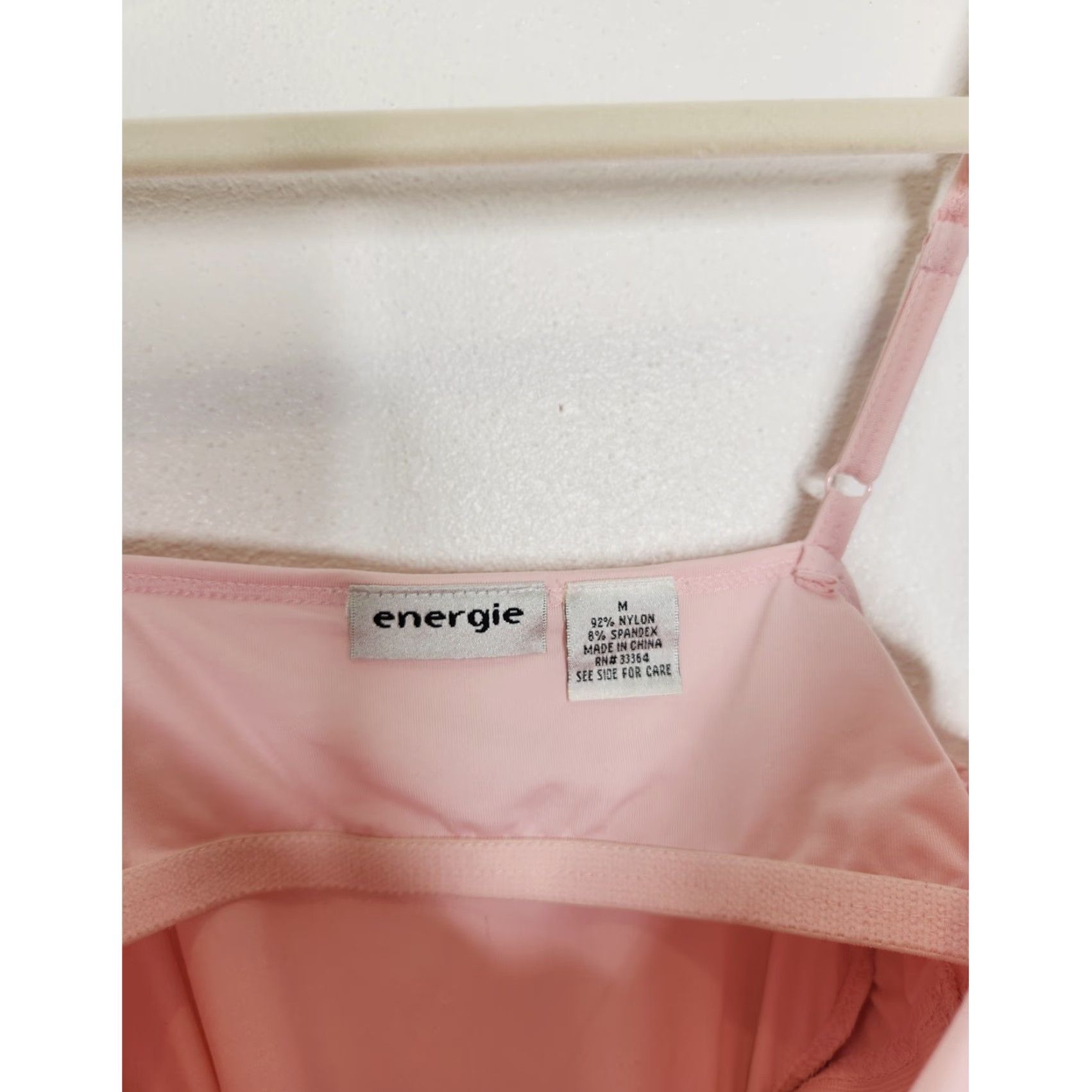 Energie VINTAGE Energie Pink Padded Cami Shelf Bra Tank Top Fairy Streetwear M Pink Tank Womens Size M / US 6-8 / IT 42-44 - 5 Thumbnail