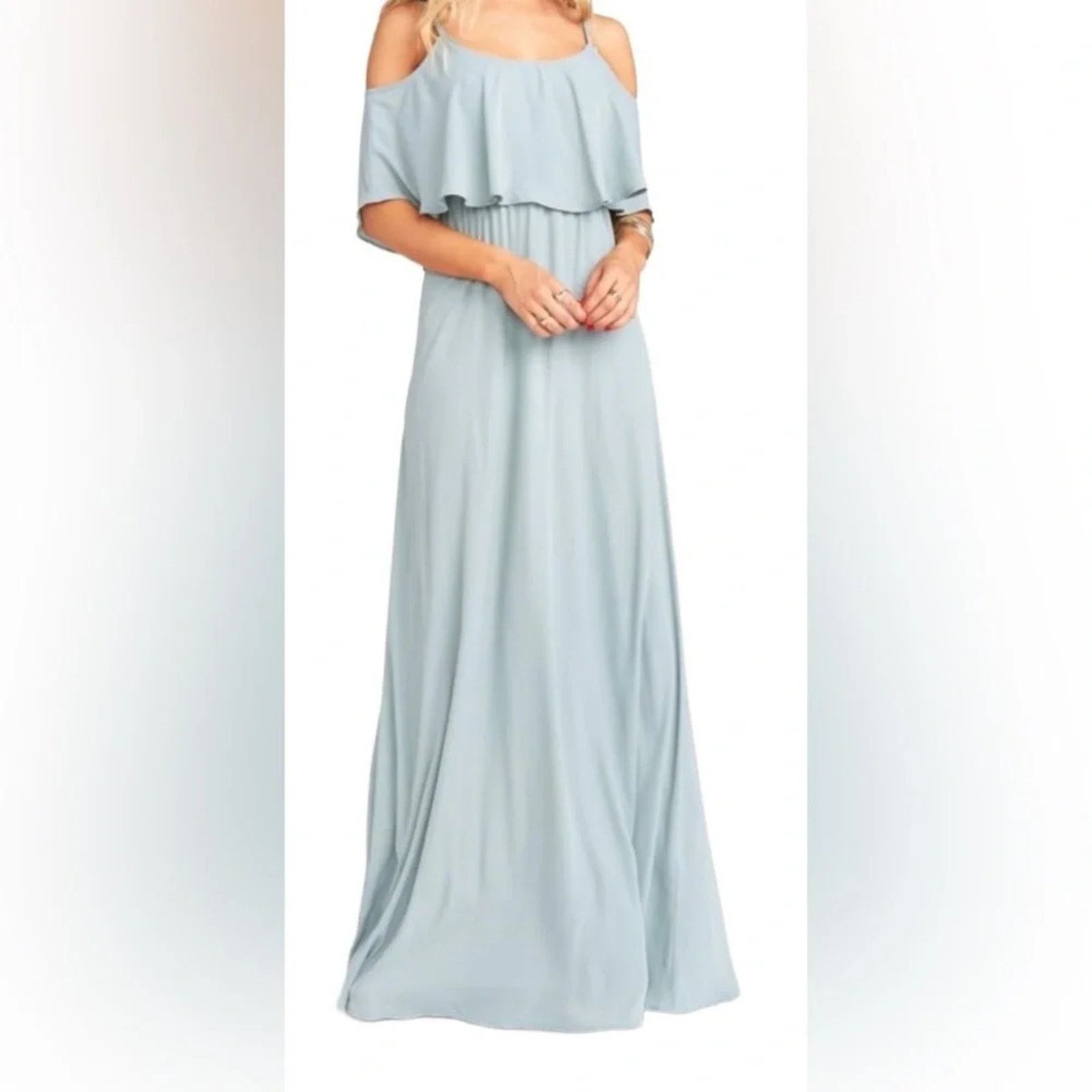 Show Me Your MuMu Show Me Your MuMu Caitlin Ruffle Maxi dress, size X-Small Size XS / US 0-2 / IT 36-38 - 1 Thumbnail