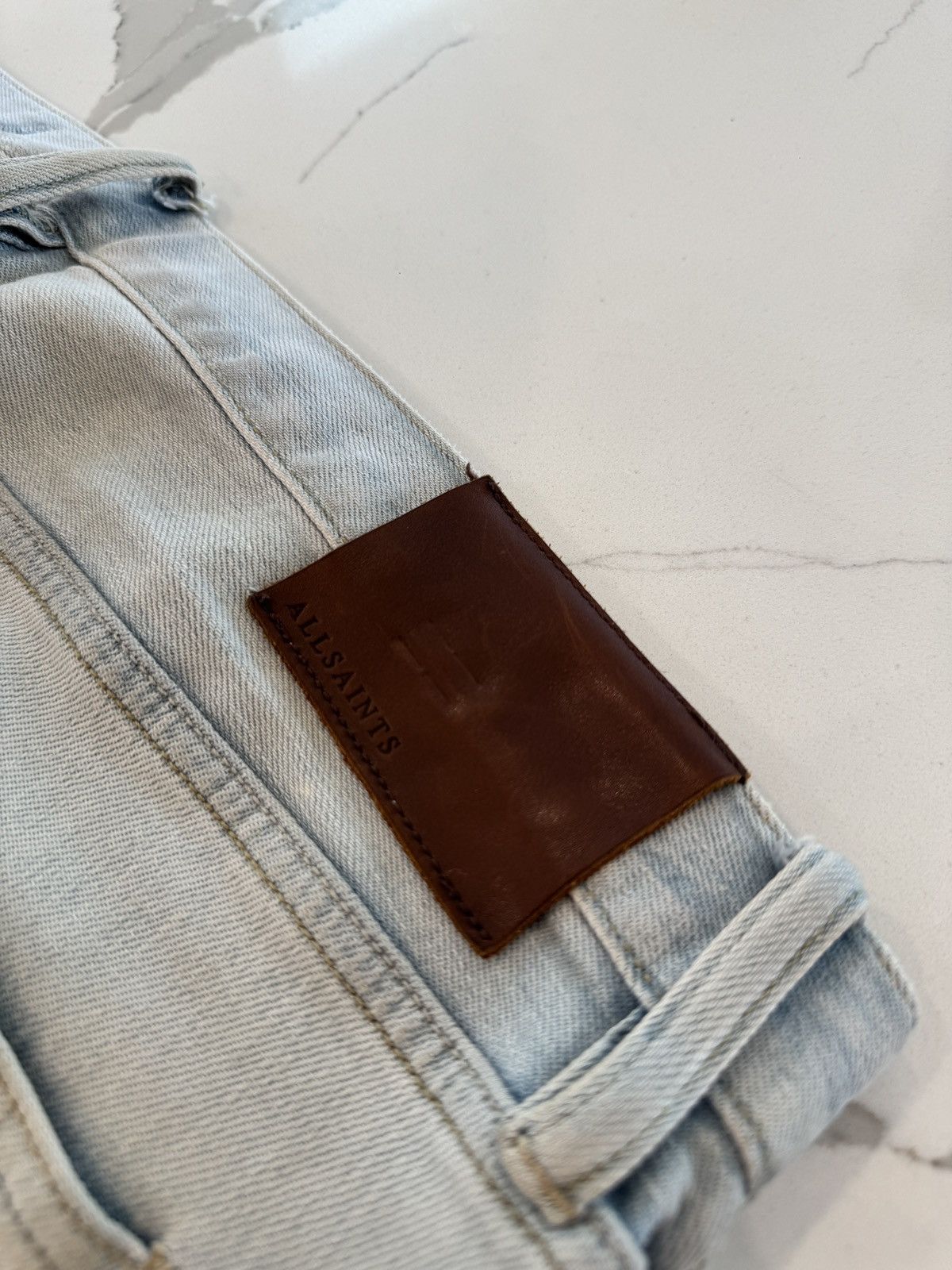 Allsaints AllSaints Cigarette Fit Denim Jeans Size US 34 / EU 50 - 3 Thumbnail