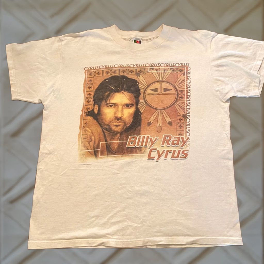 Members Only VINTAGE Billy Ray Cyrus Spirit Picnic Members Only T-Shirt M Ivory Mens Short Sleeve 2001 Spirit Band Med Size US M / EU 48-50 / 2 - 1 Thumbnail