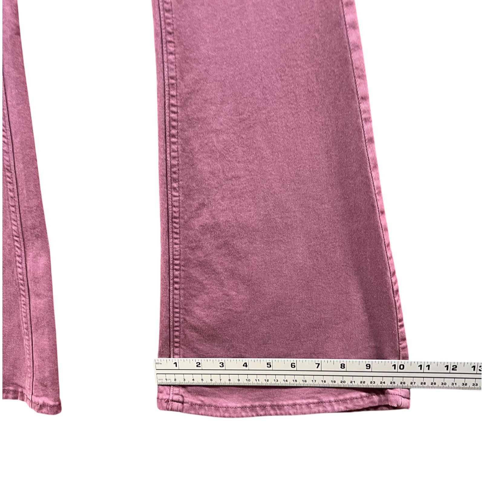 Arizona Jean Co. Arizona - Women's Extreme Low-Rise Slim Fit Hip Thigh Flare Size 25" / US 0 / IT 36 - 7 Thumbnail