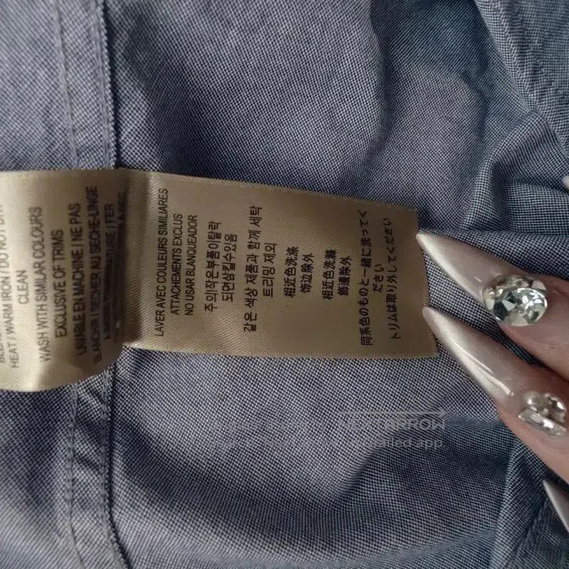 Burberry Burberry Men's Dark Gray Cotton Shirt. Size US S / EU 44-46 / 1 - 7 Thumbnail