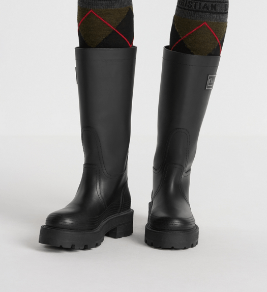 Dior o1w1db10426 KCT087 D-Scot Boots in Black Size US 6 / IT 36 - 4 Thumbnail