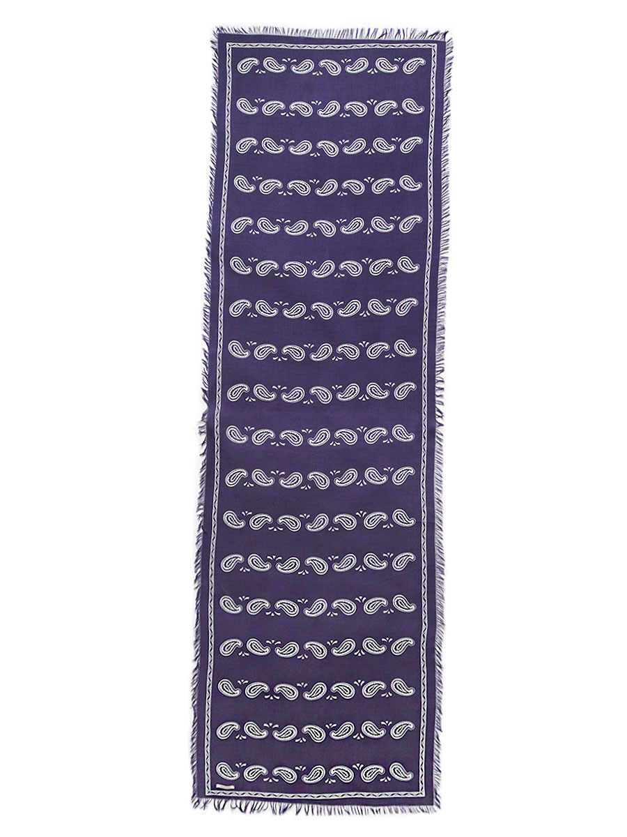 Kapital Kapital Rayon Fringe Scarf Peco Paisley Size ONE SIZE - 3 Thumbnail