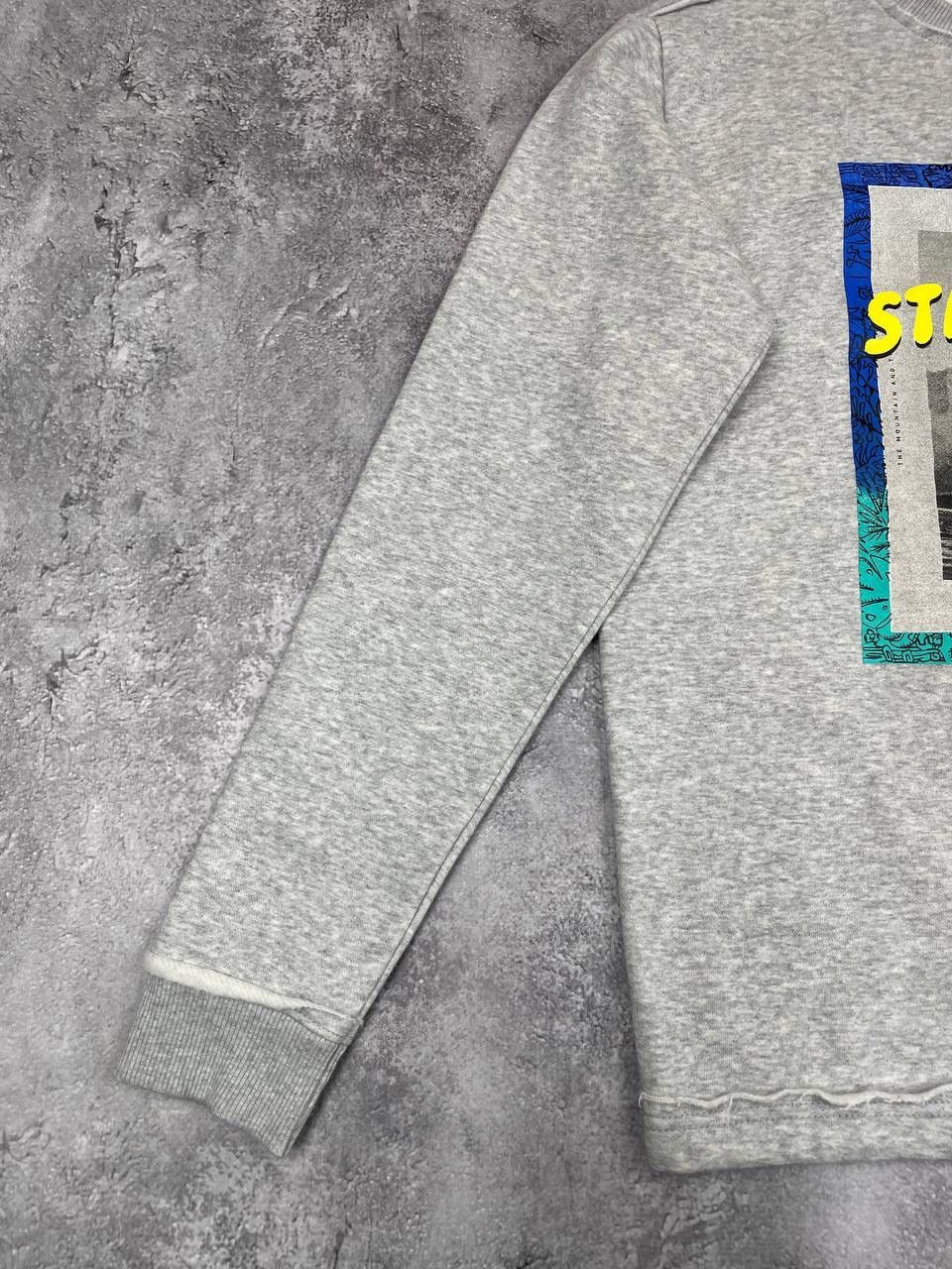 Quiksilver Quiksilver Men Cotton Blend Sweatshirt Grey Crewneck Casual Size US XL / EU 56 / 4 - 3 Thumbnail